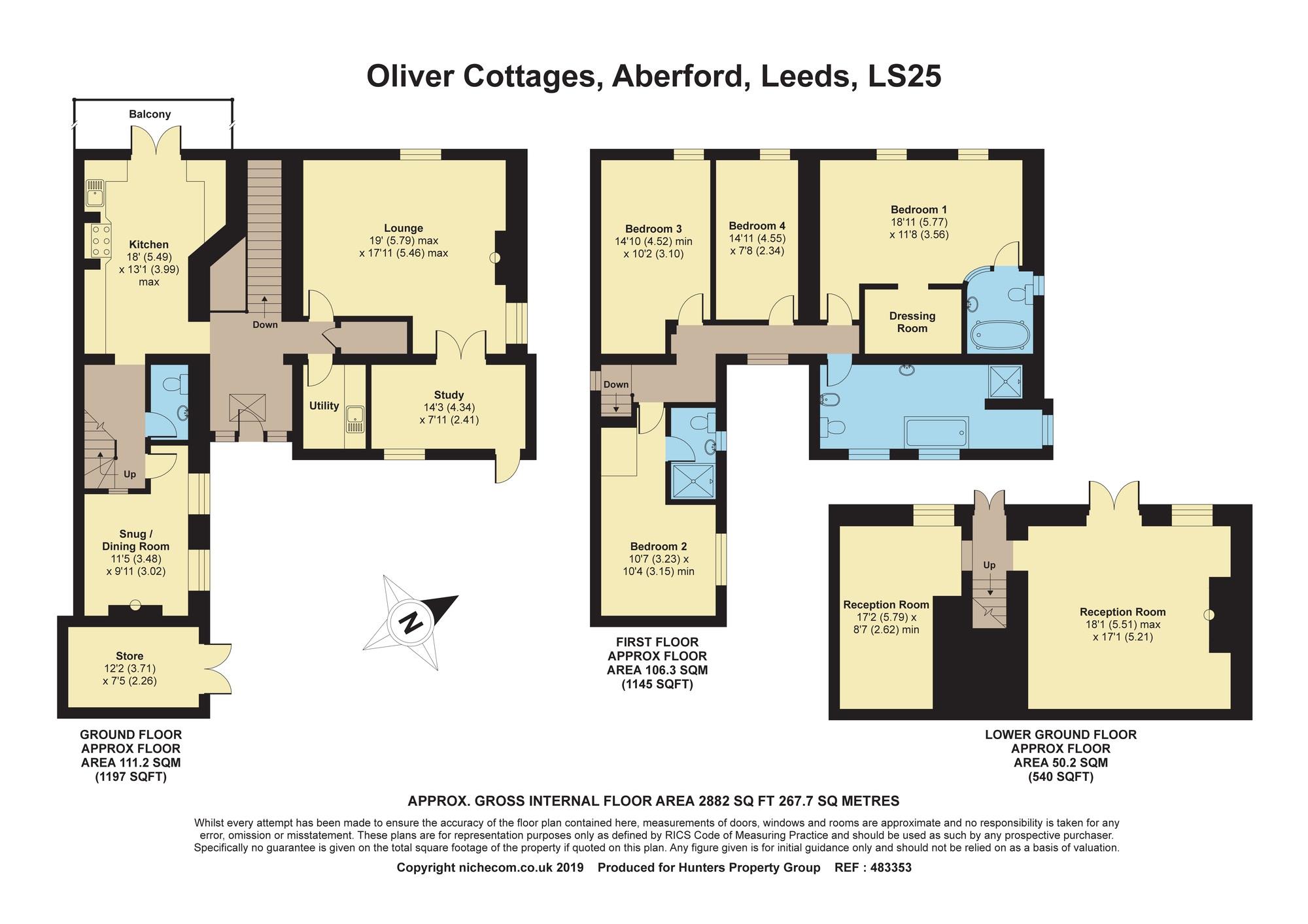 4 Bedrooms  for sale in Oliver Cottages, Aberford, Leeds LS25