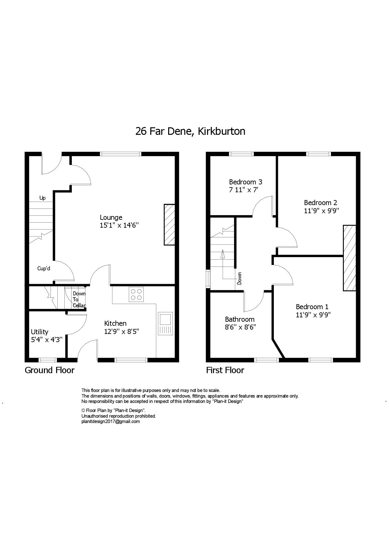 26, Far Dene, Huddersfield floorplan