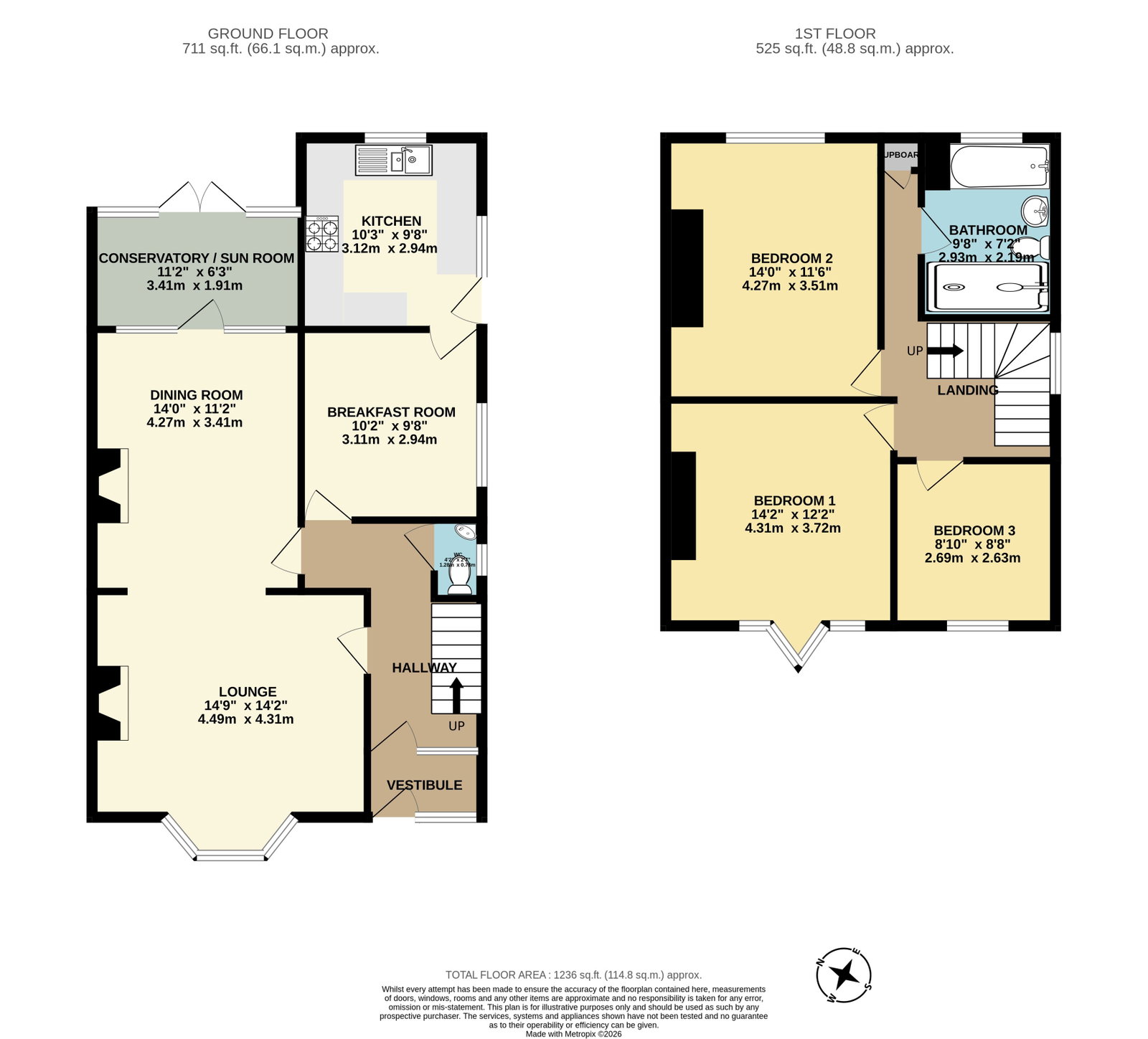Beechcroft Road, Plymouth floorplan