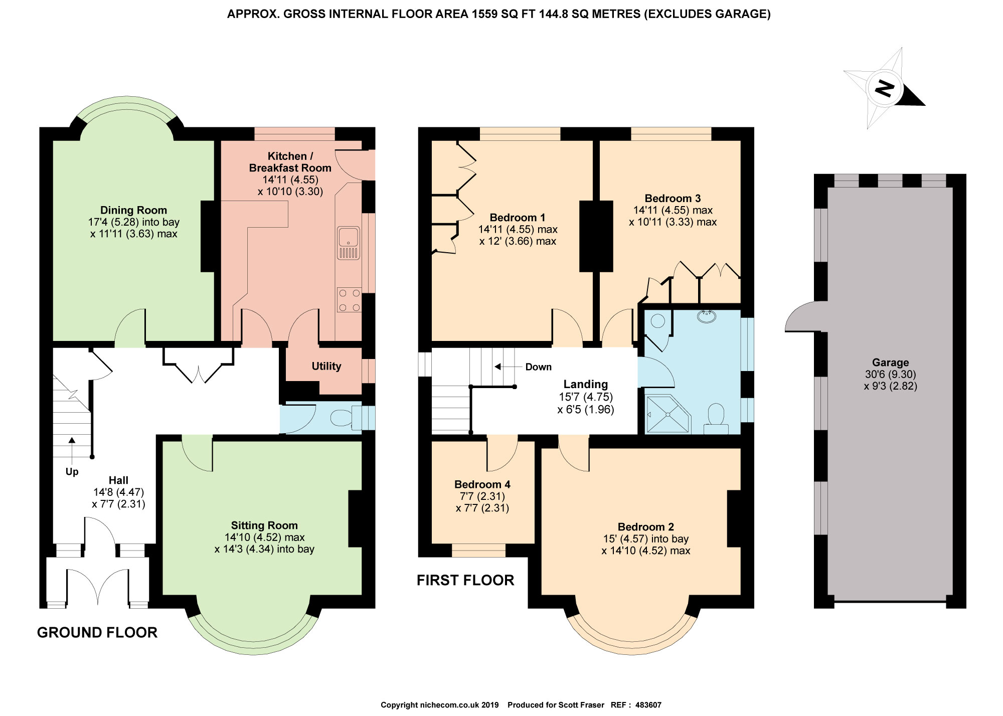 4 bed detached house for sale in Sandfield Road, Headington, Oxford OX3