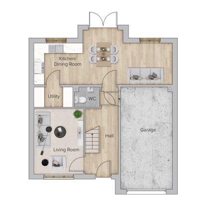 13, Woodside Meadows, Hartlepool floorplan