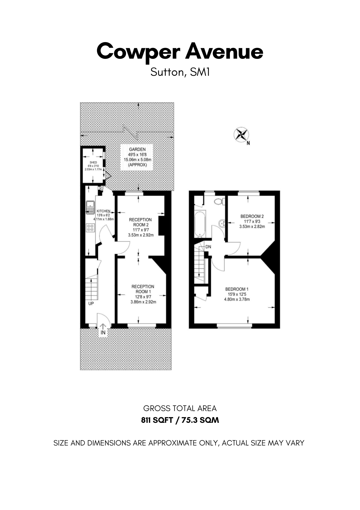8 Cowper Avenue, Sutton floorplan