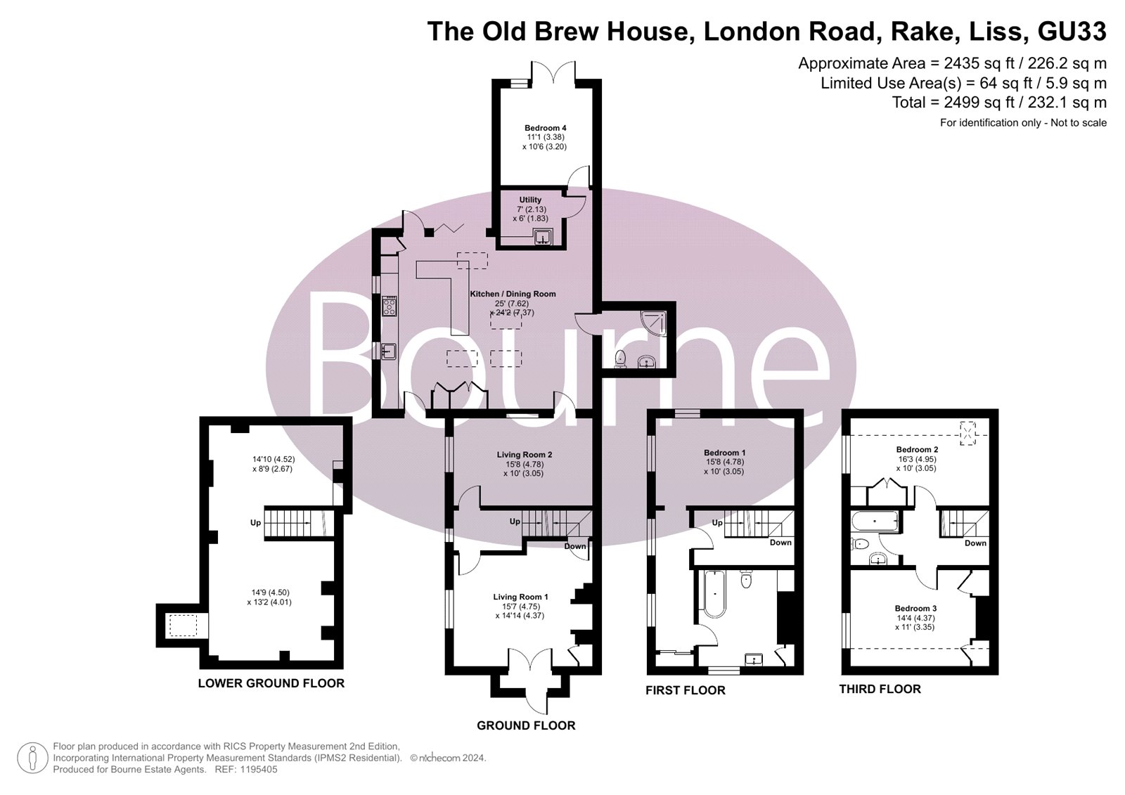 The Old Brew House,, London Road, Liss floorplan