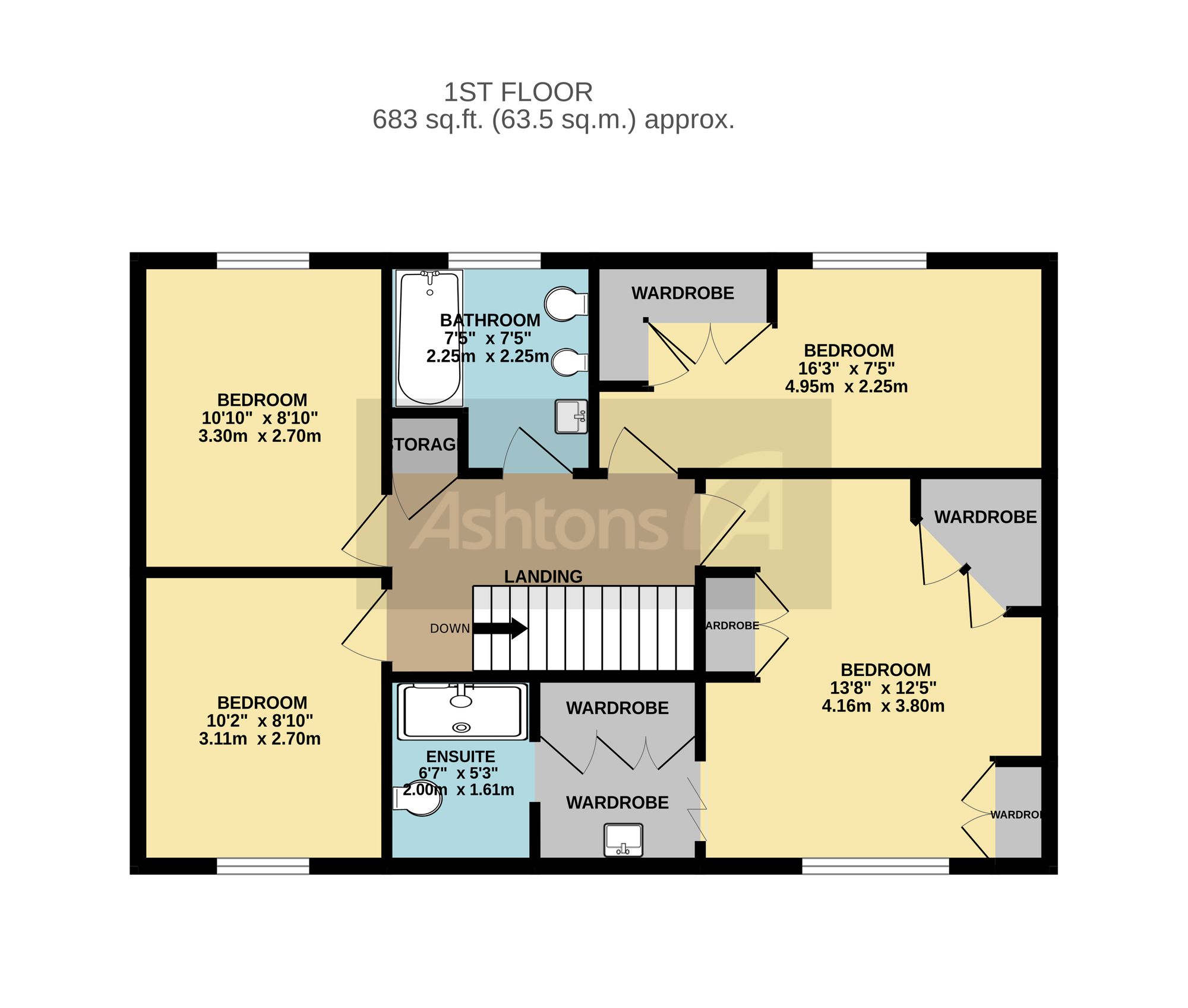 4 Henley Close, Warrington floorplan