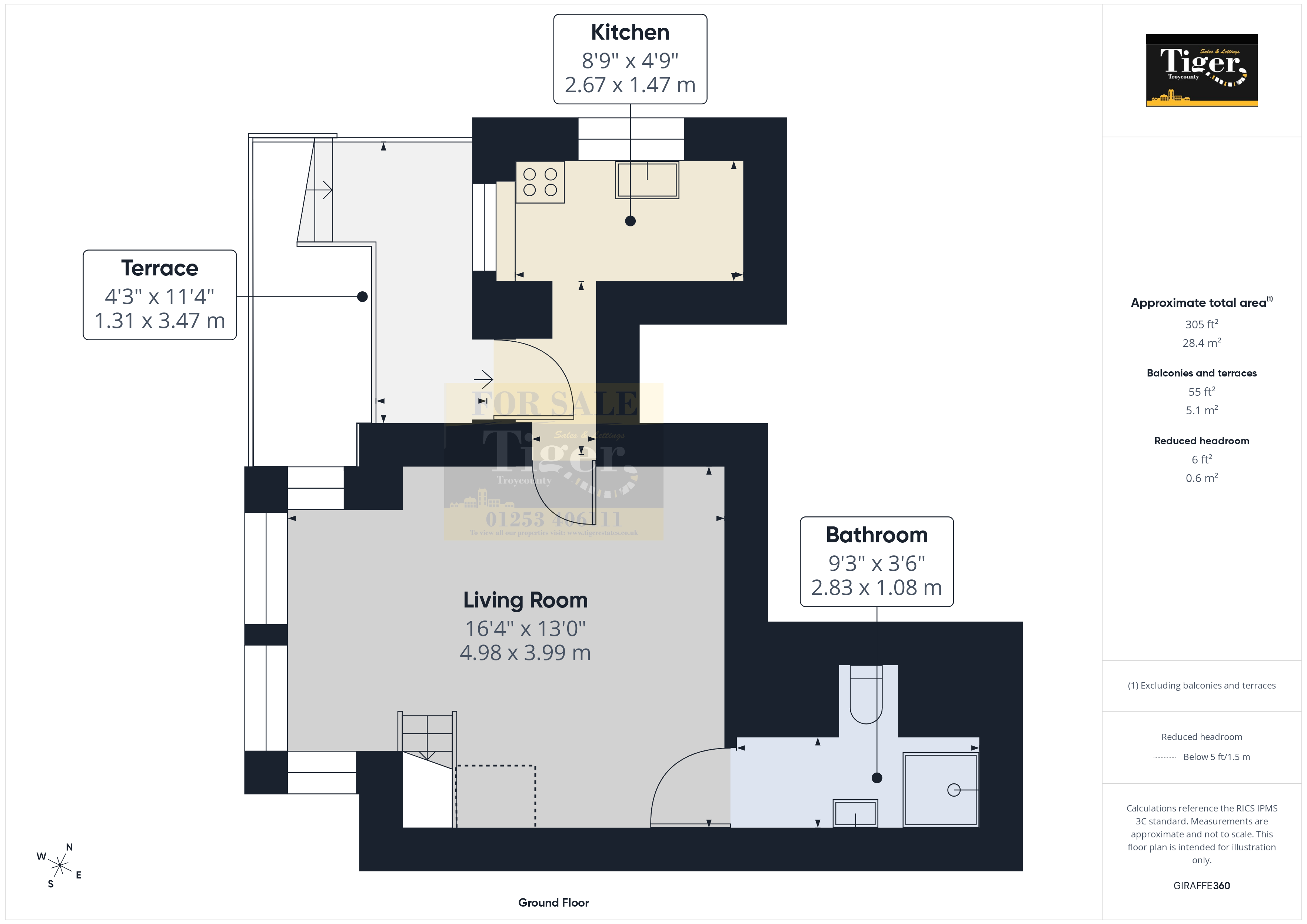 Flat 3, 386, The Promenade, Blackpool floorplan