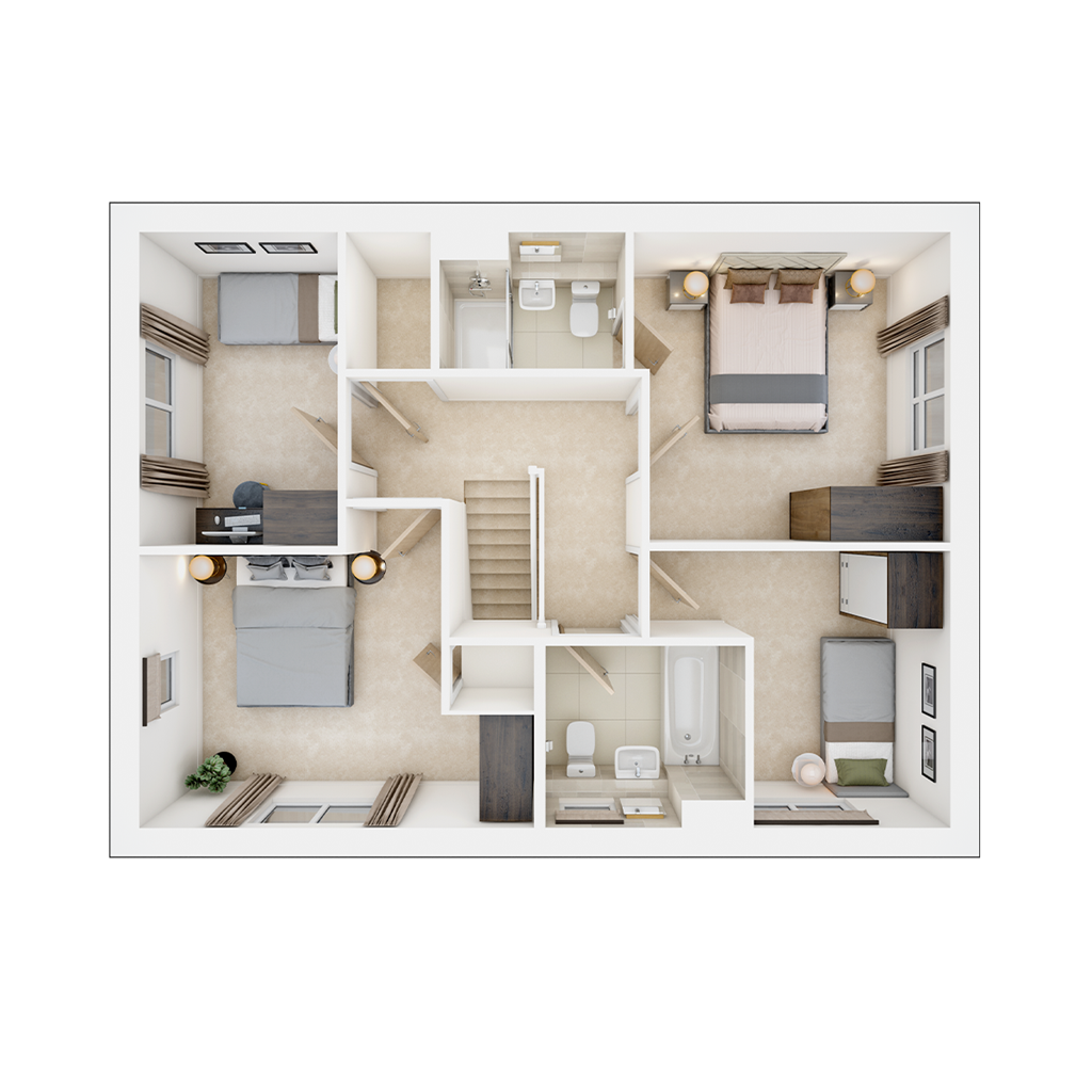 The Plumdale - Plot 274, Regency Gate, Redwood Corner, Rushwick, Worcester floorplan