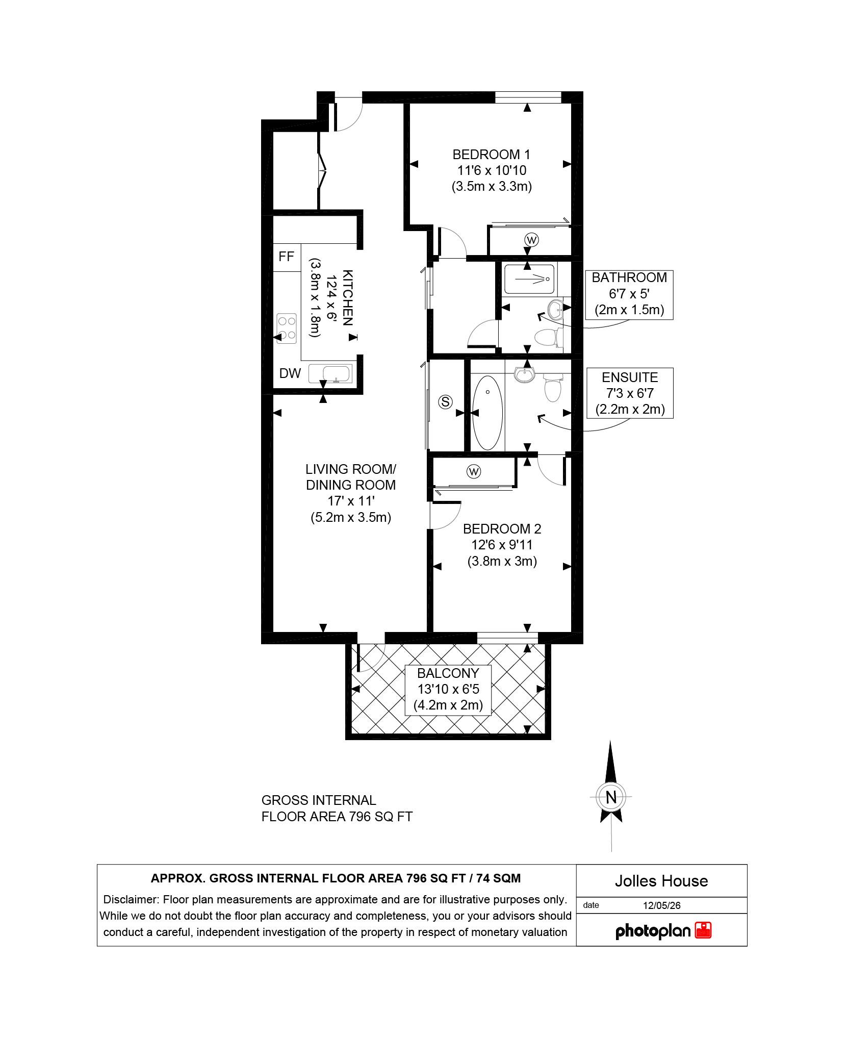 Old Brewery Road, London floorplan