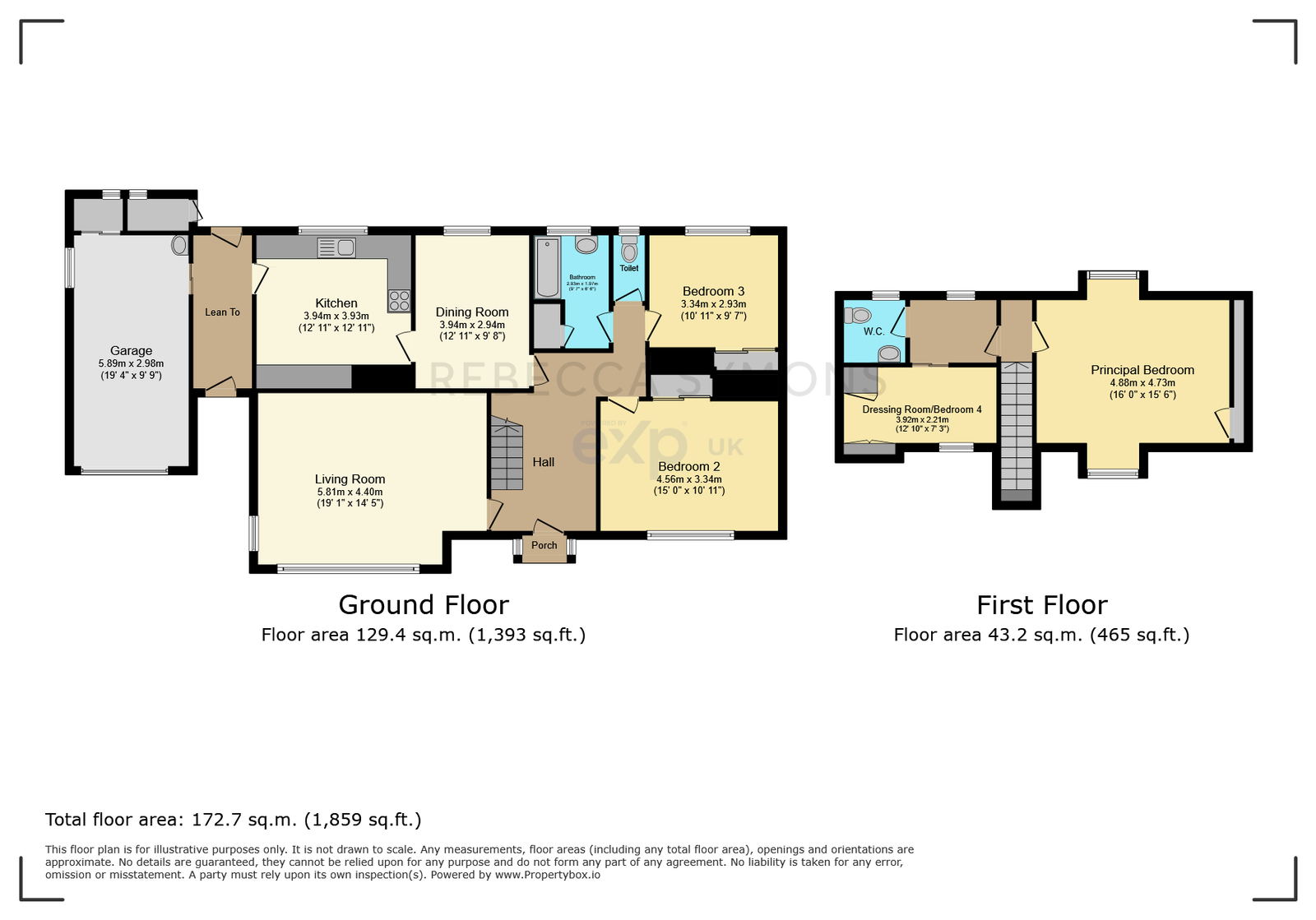 Gildencroft, Periton Road, Minehead floorplan