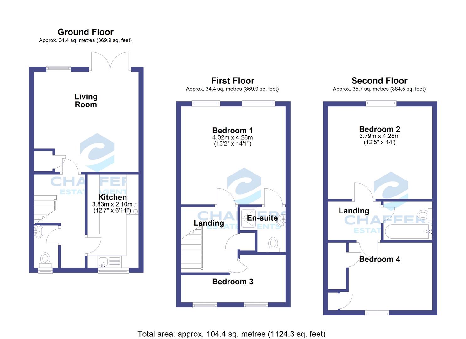 36, Oake Woods, Gillingham floorplan