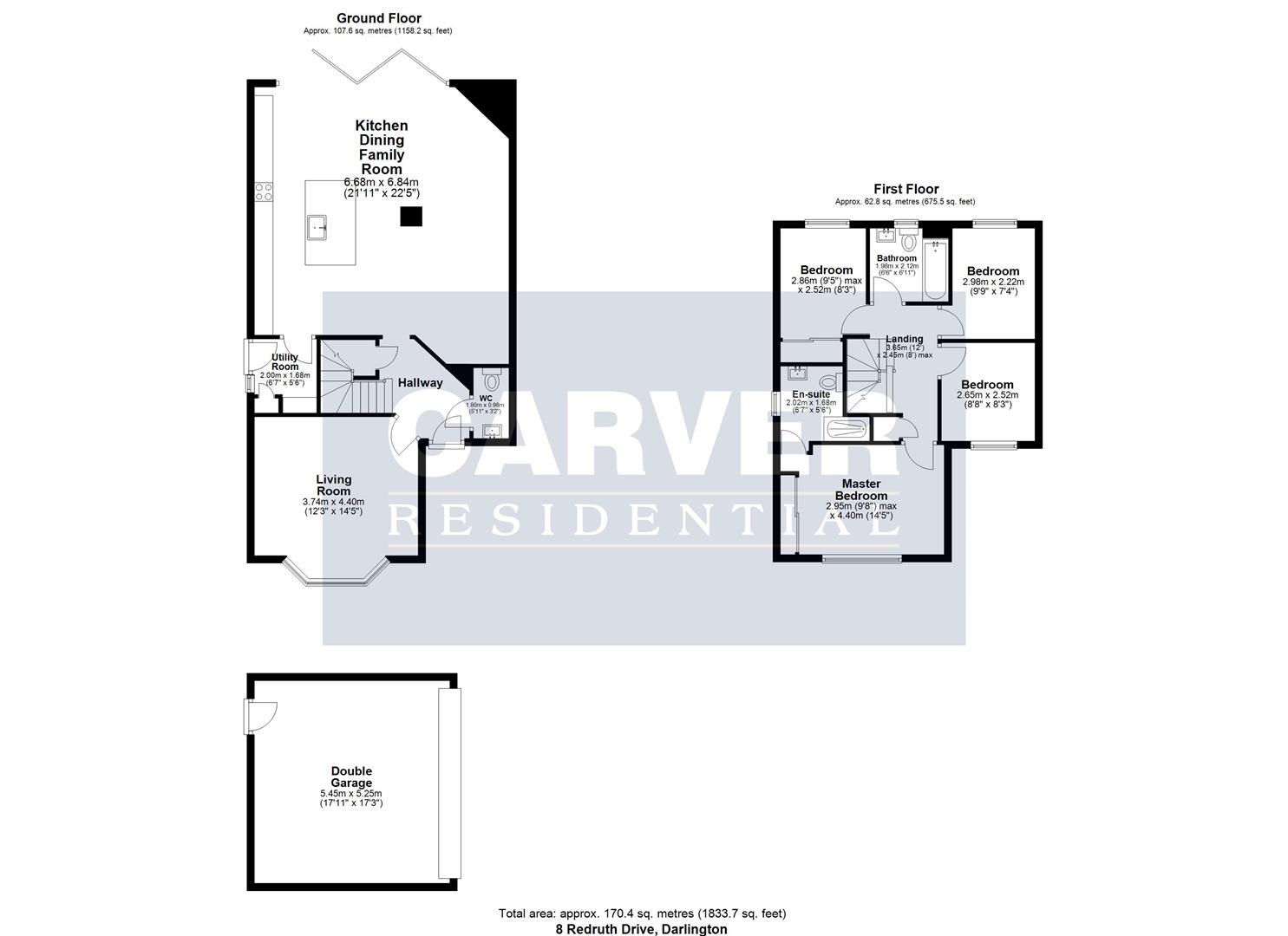 8, Redruth Drive, Darlington floorplan