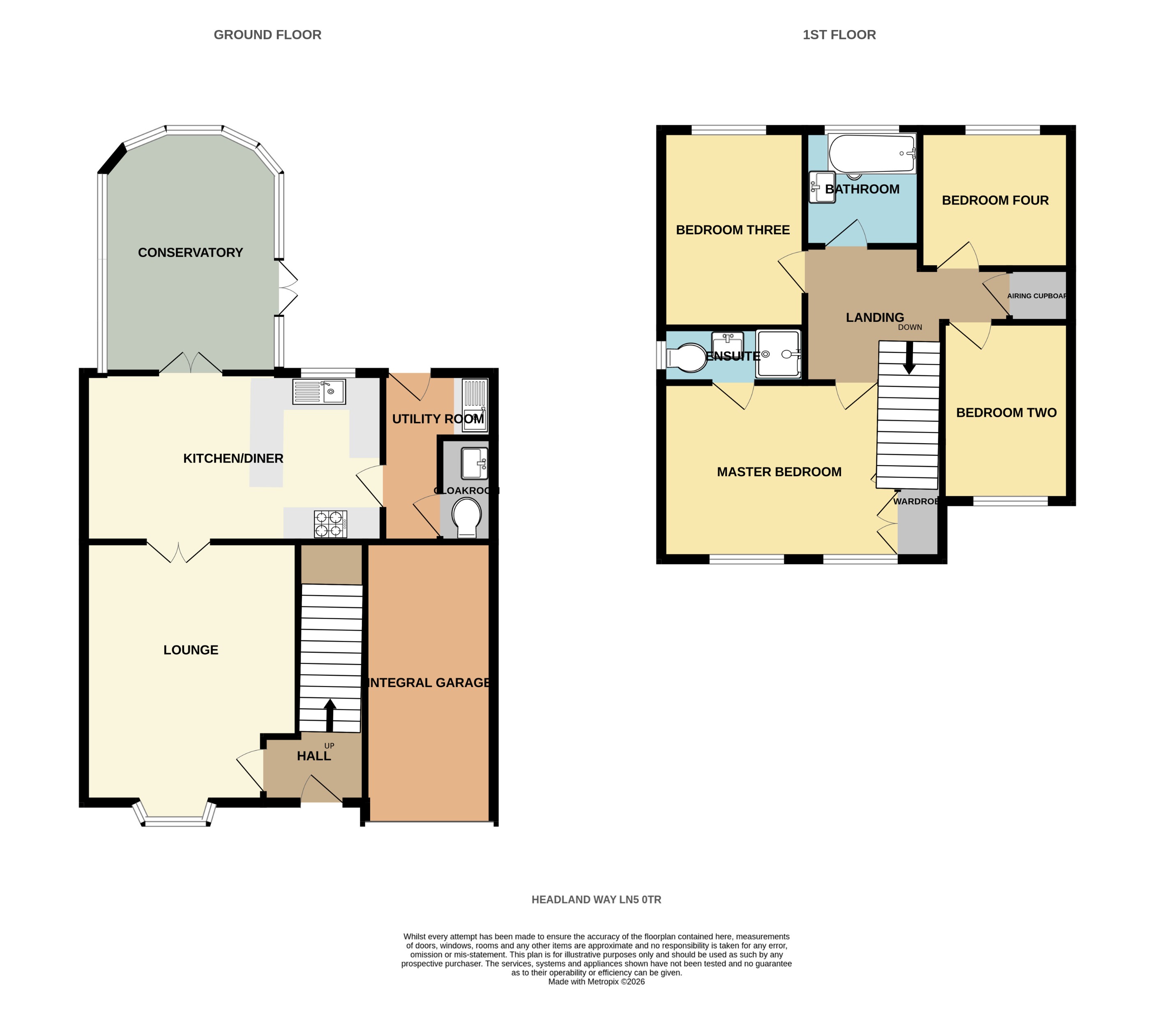 47, Headland Way, Navenby floorplan