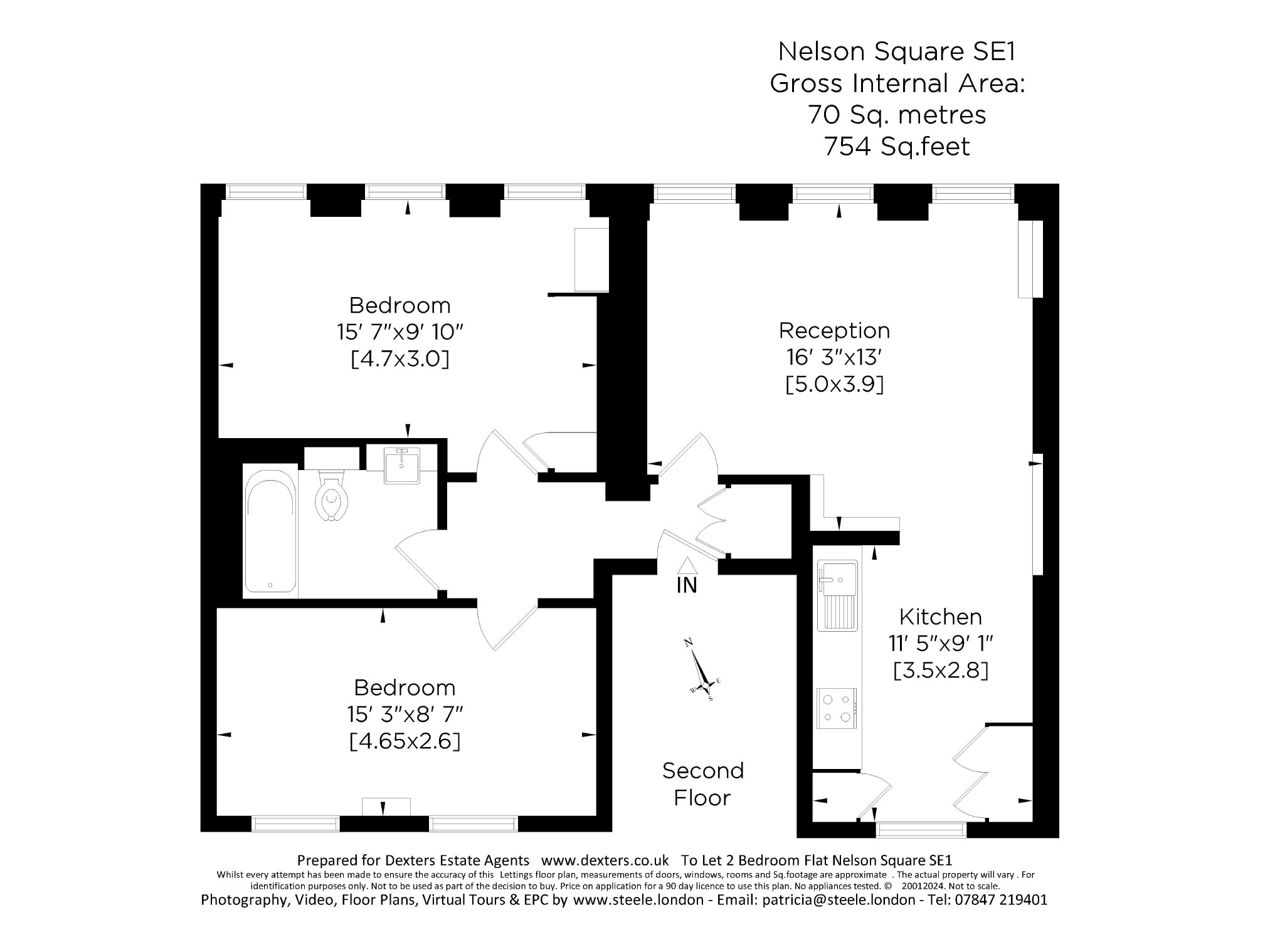 Flat 4, 45, Nelson Square, London floorplan