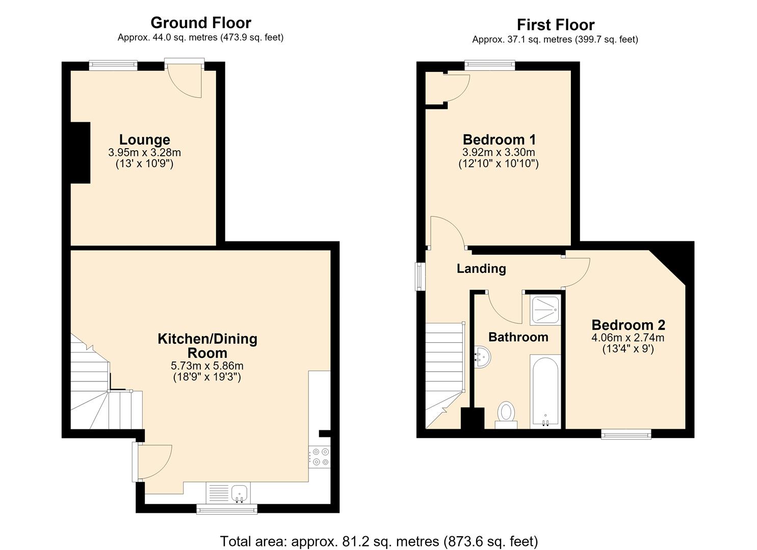 59, Northside, Hull floorplan