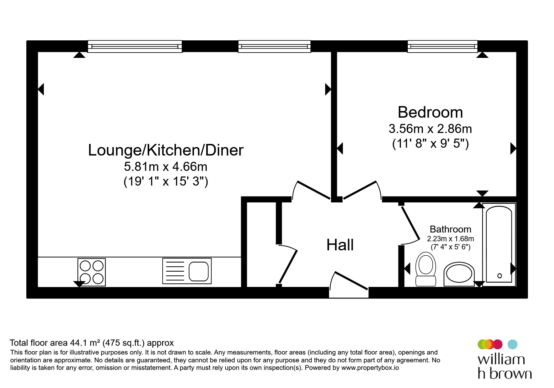 Flat 30, Stonehills House, Stonehills, WELWYN GARDEN CITY floorplan