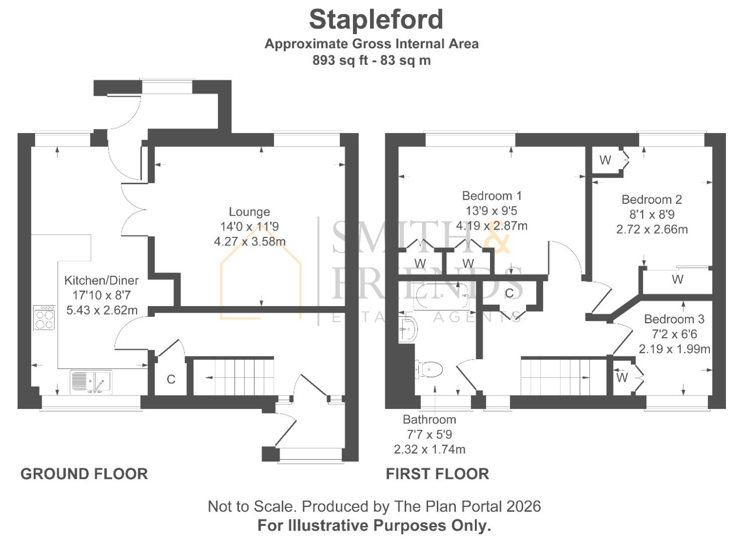 9, Stapleford Road, Middlesbrough floorplan