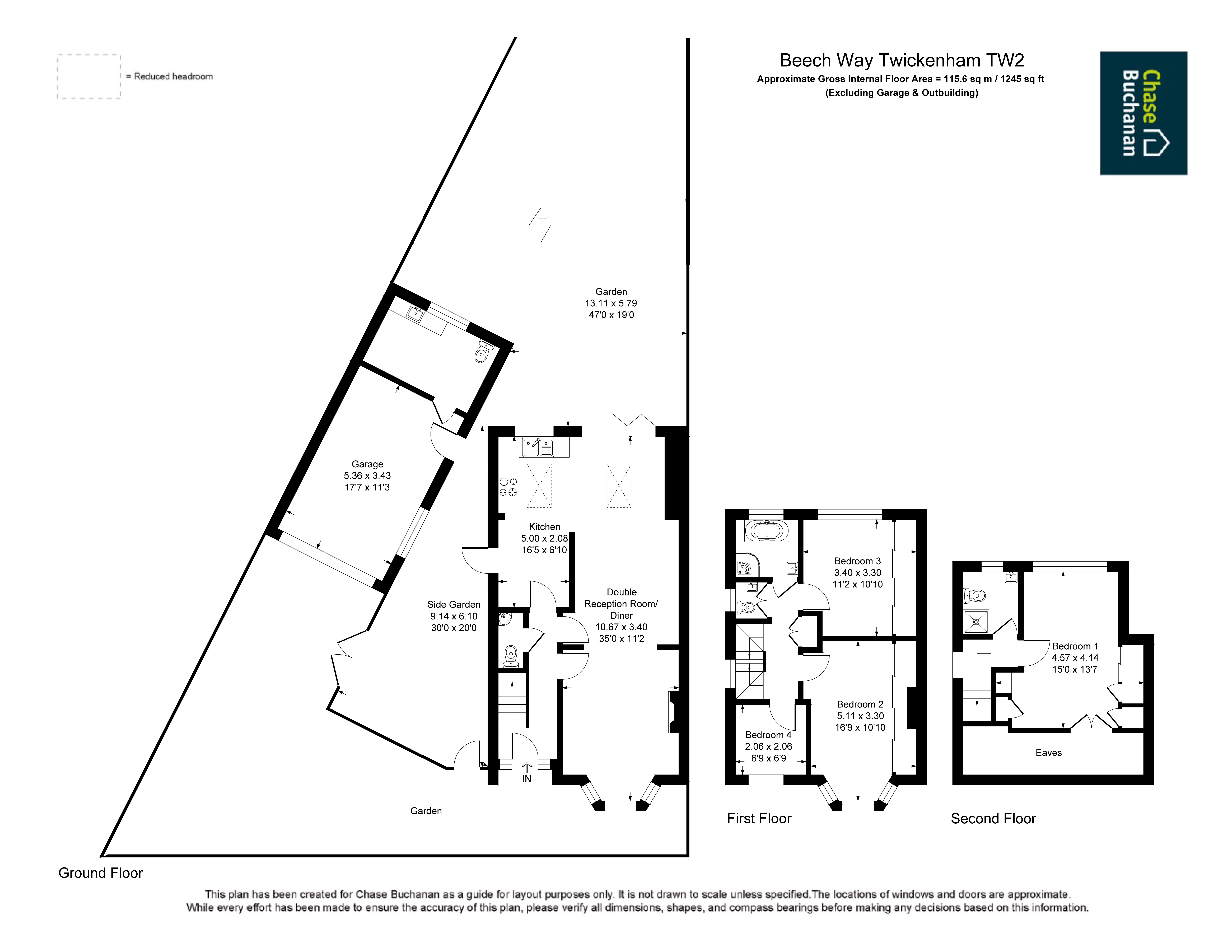 2, Beech Way, Twickenham floorplan