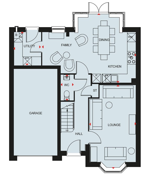 H854214, Nuffield Road, St Neots floorplan