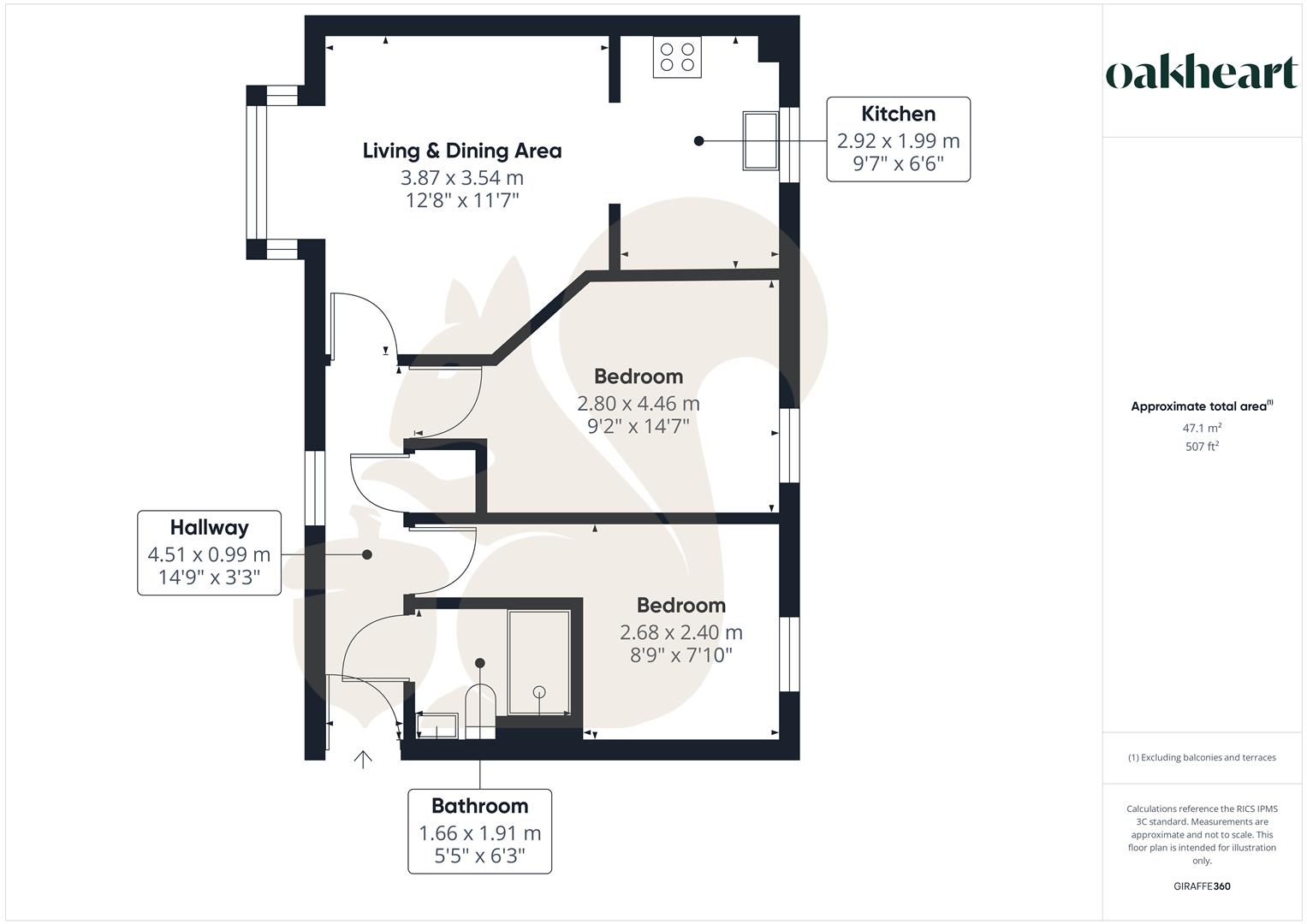 21, Oxton Close, Colchester floorplan
