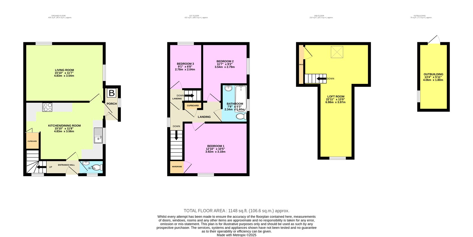 23, Mays Crescent, Cheltenham floorplan