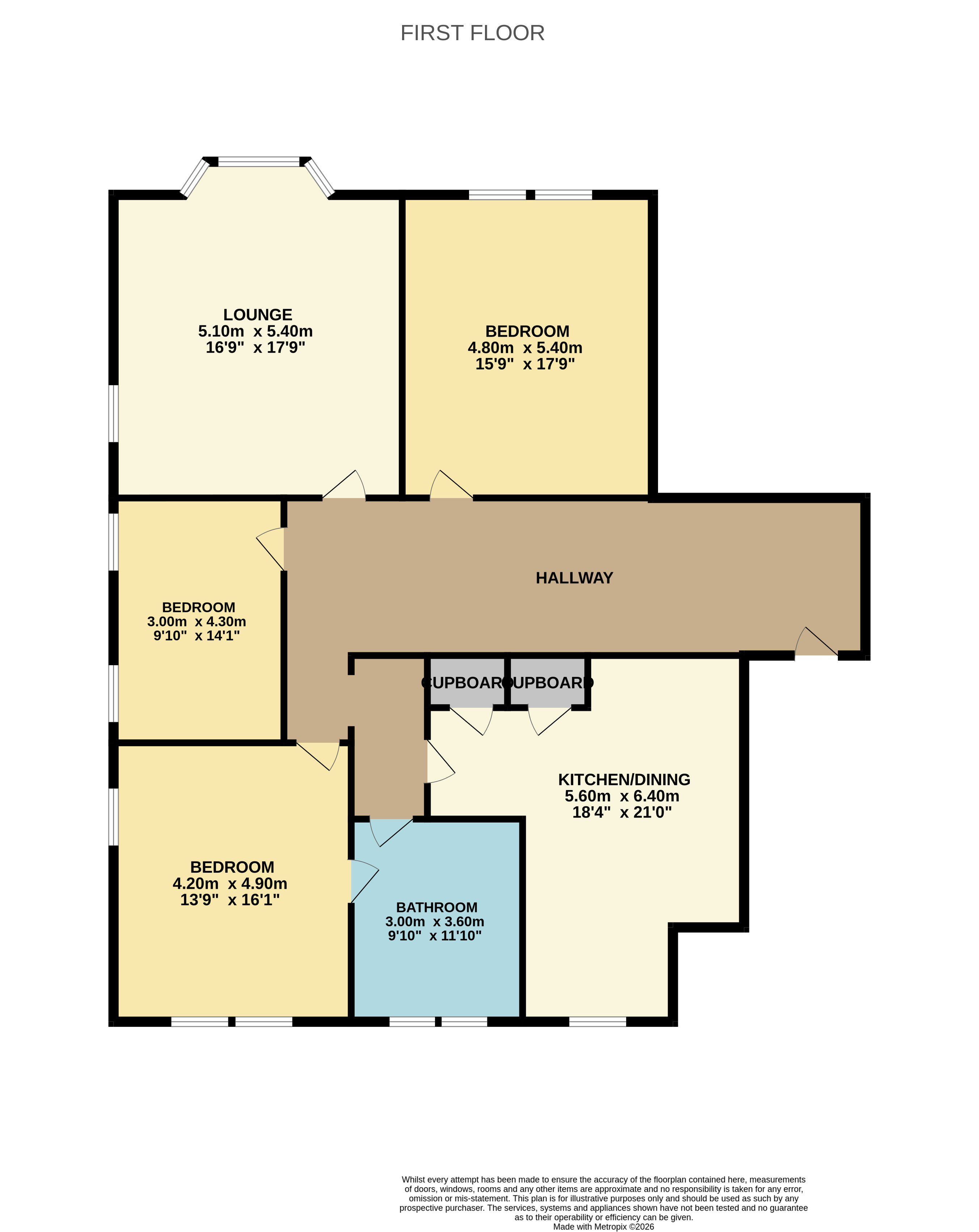 21, North Esk Road, Montrose floorplan
