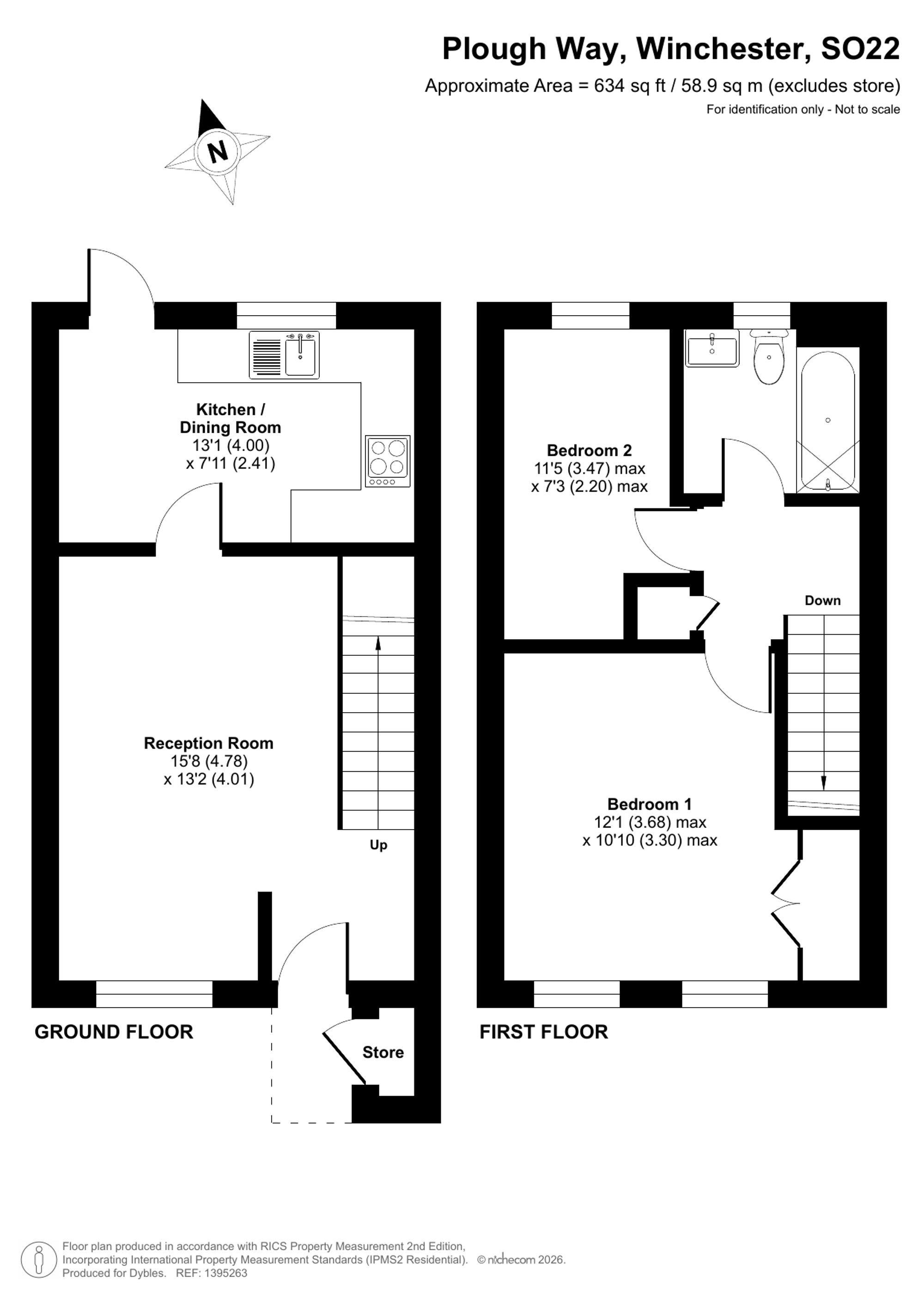 27 Plough Way, Winchester floorplan