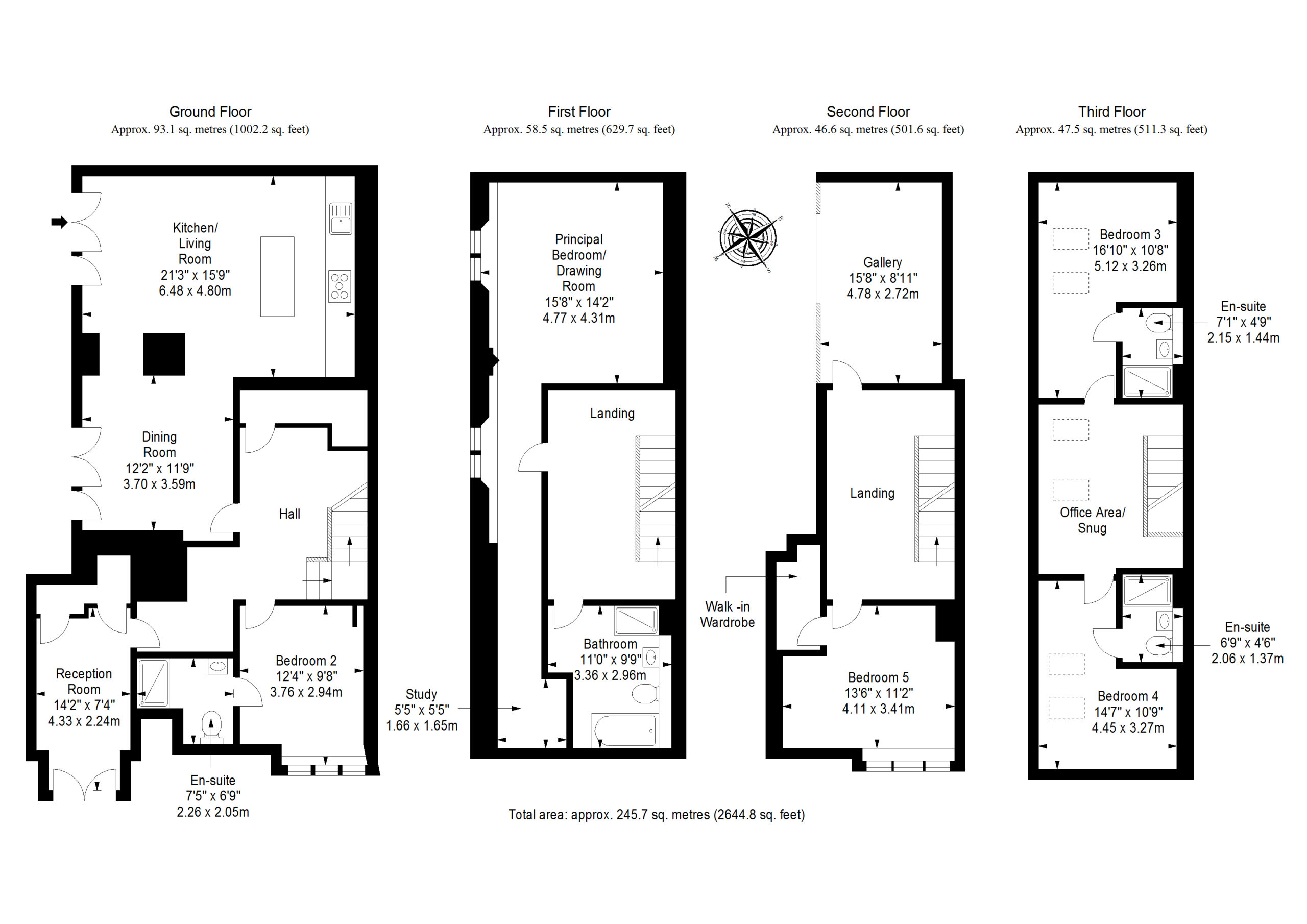 2A Rosefield Place, Portobello, Edinburgh EH15, 4 bedroom town house