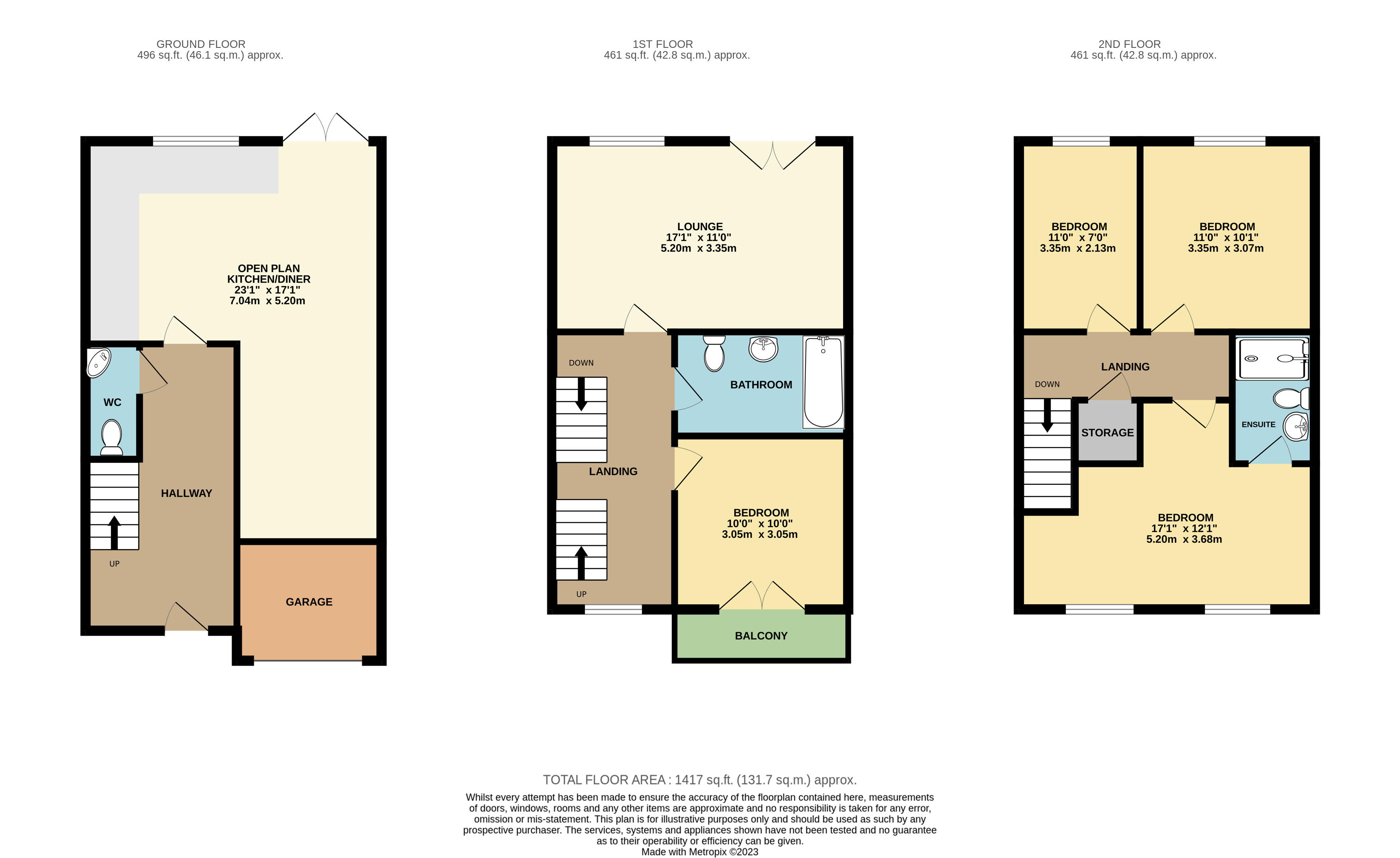 17, Willowherb Road, Bristol floorplan