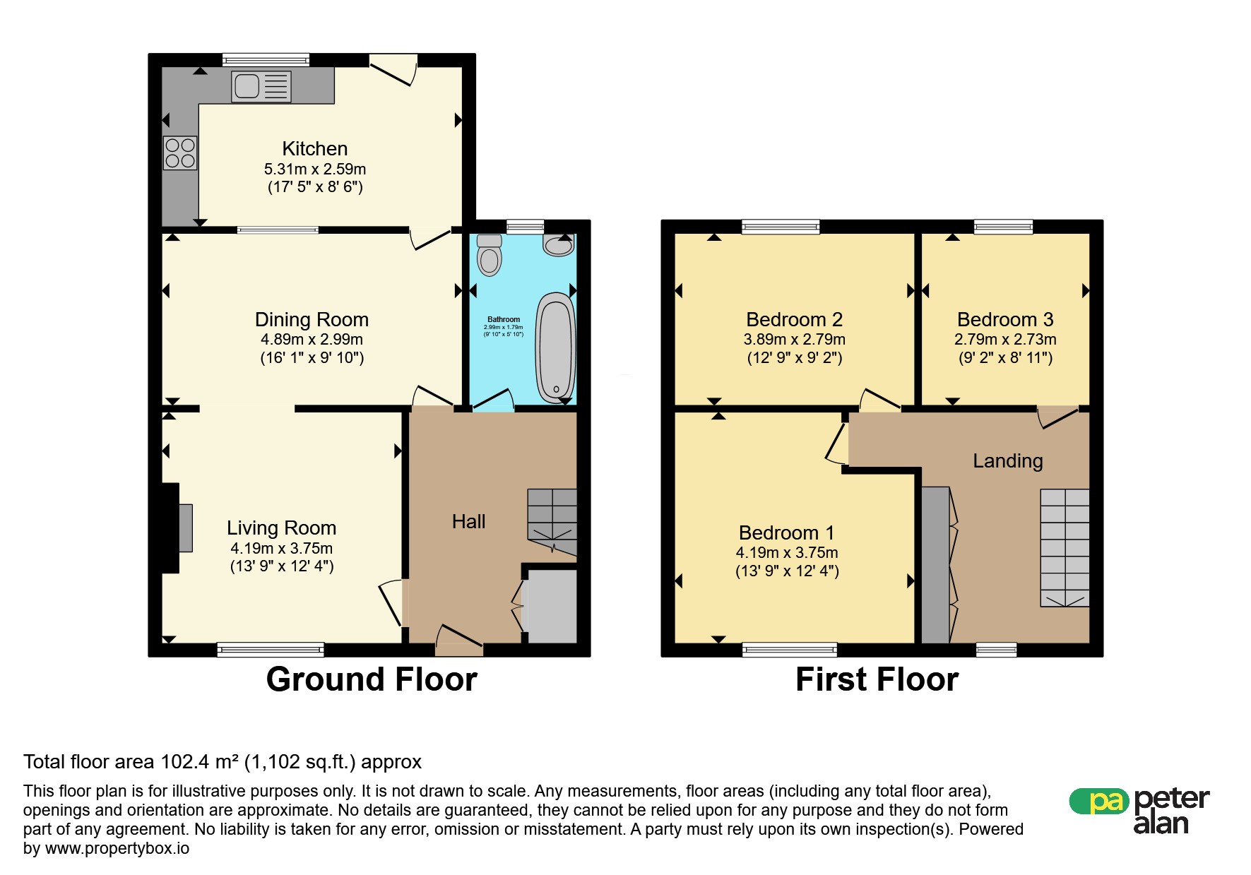 165, High Street, Abertillery floorplan