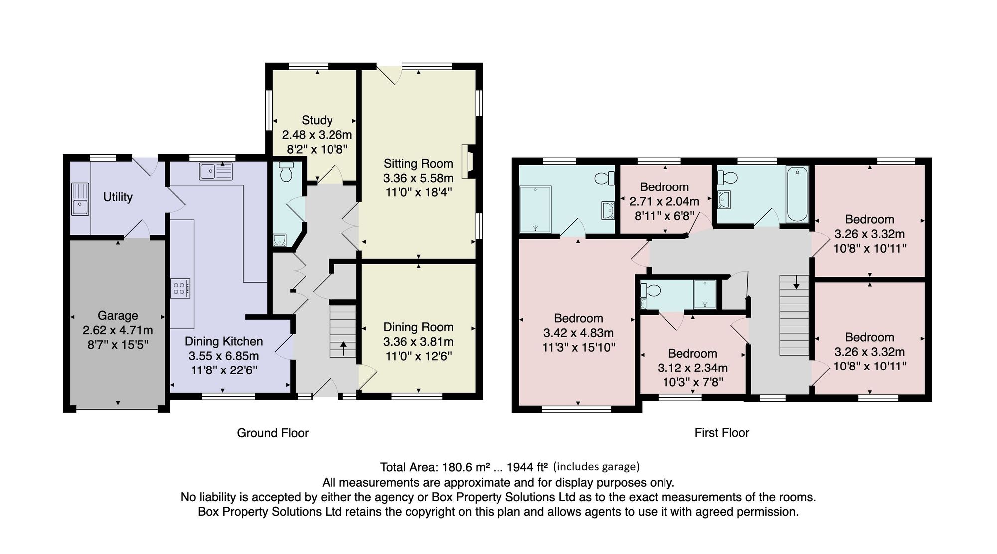 2 Rosedale Close, Harrogate floorplan