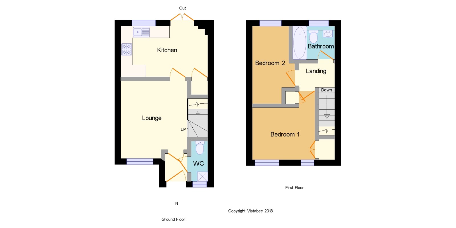 2 Bedrooms Terraced house for sale in Kings Park, Ayr, South Ayrshire, Scotland KA8