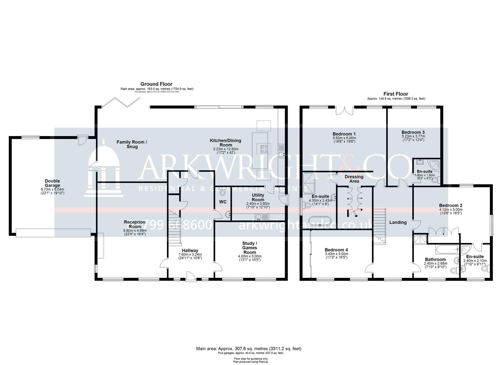 The Grove, Hill Green, Saffron Walden floorplan