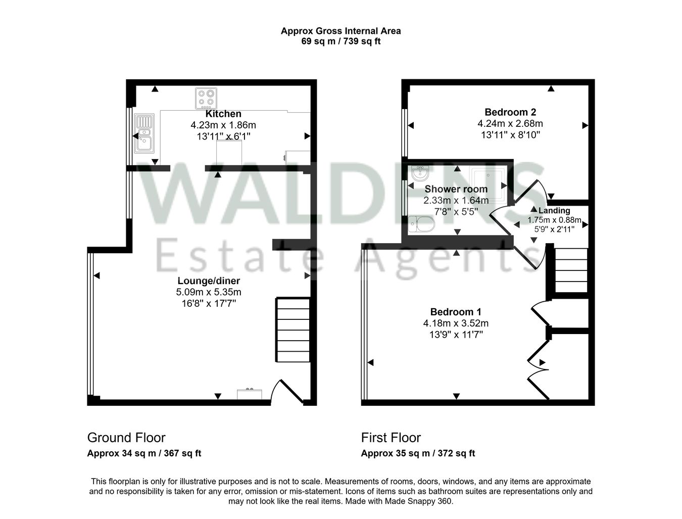 9, Camford Court, Bedford floorplan