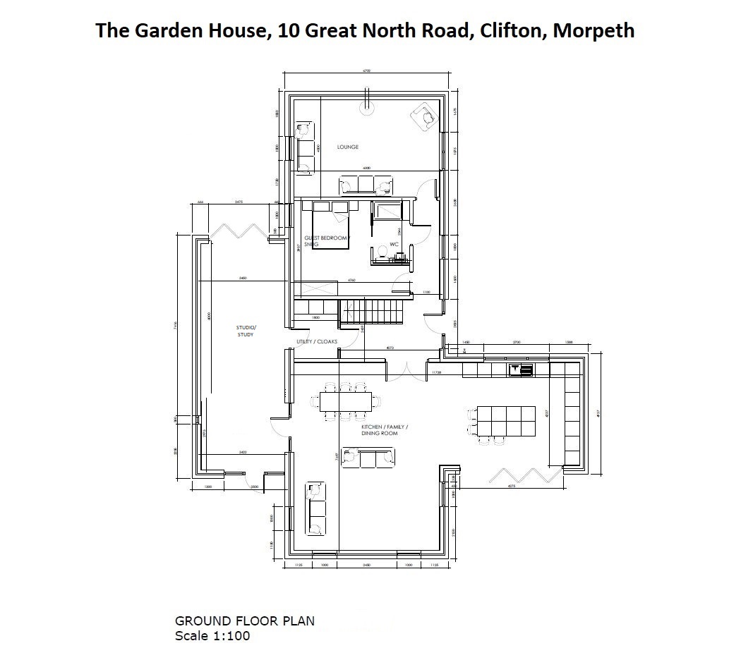 The Garden House, 10 Great North Road, Clifton, Morpeth, Northumberland NE61, 5 bedroom detached