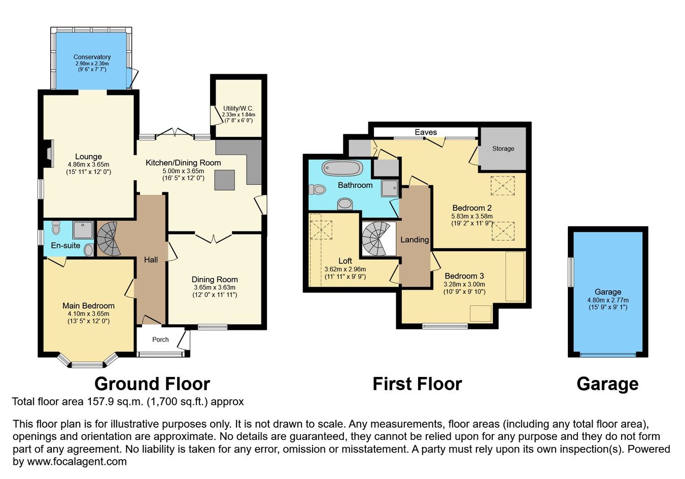 248, Bournemouth Road, Blandford Forum floorplan