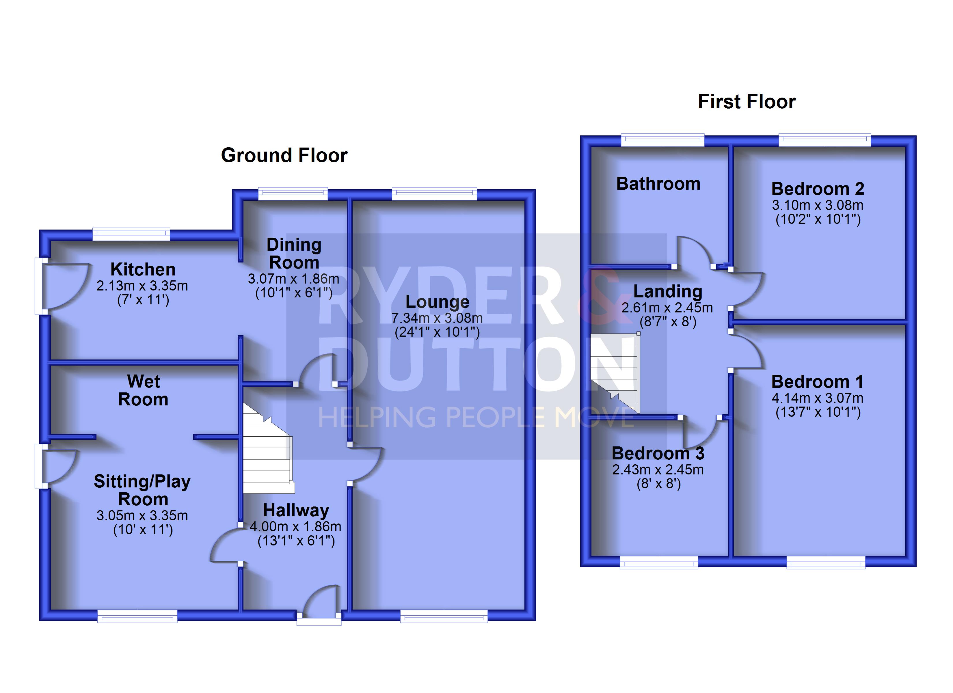 17, Elmwood Drive, Oldham floorplan
