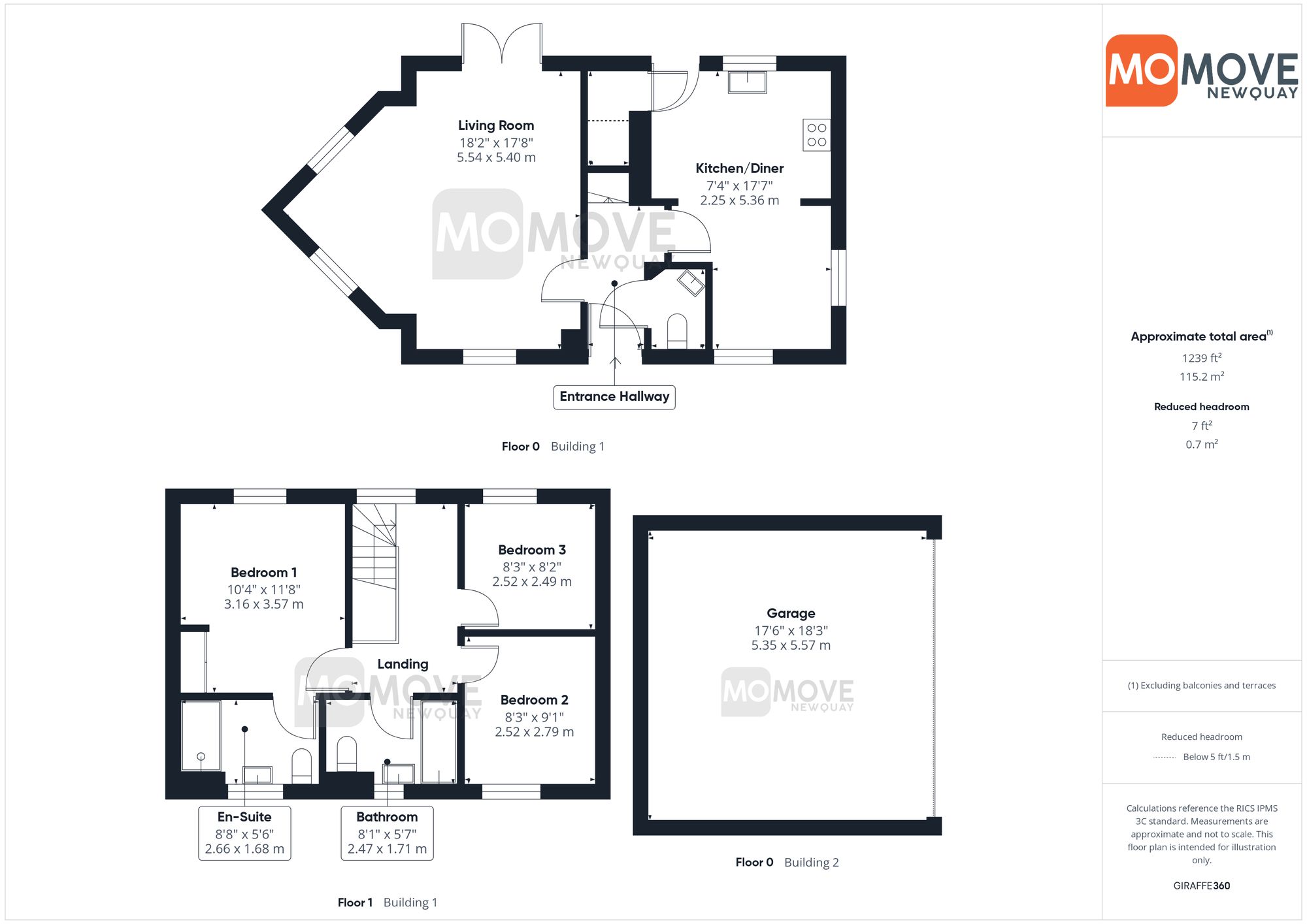 14 Gwarak Trystan, Newquay floorplan