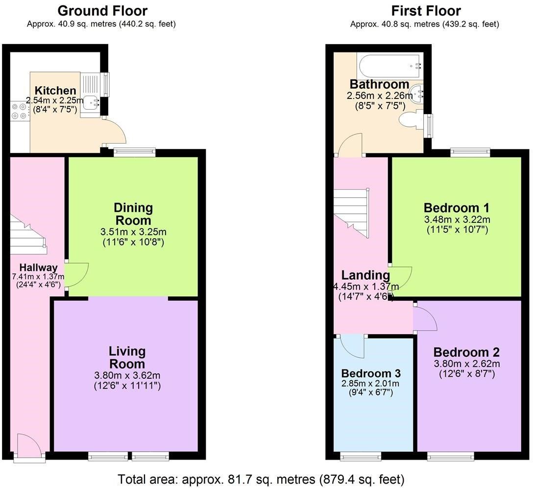 21, Sandridge Road, New Brighton floorplan
