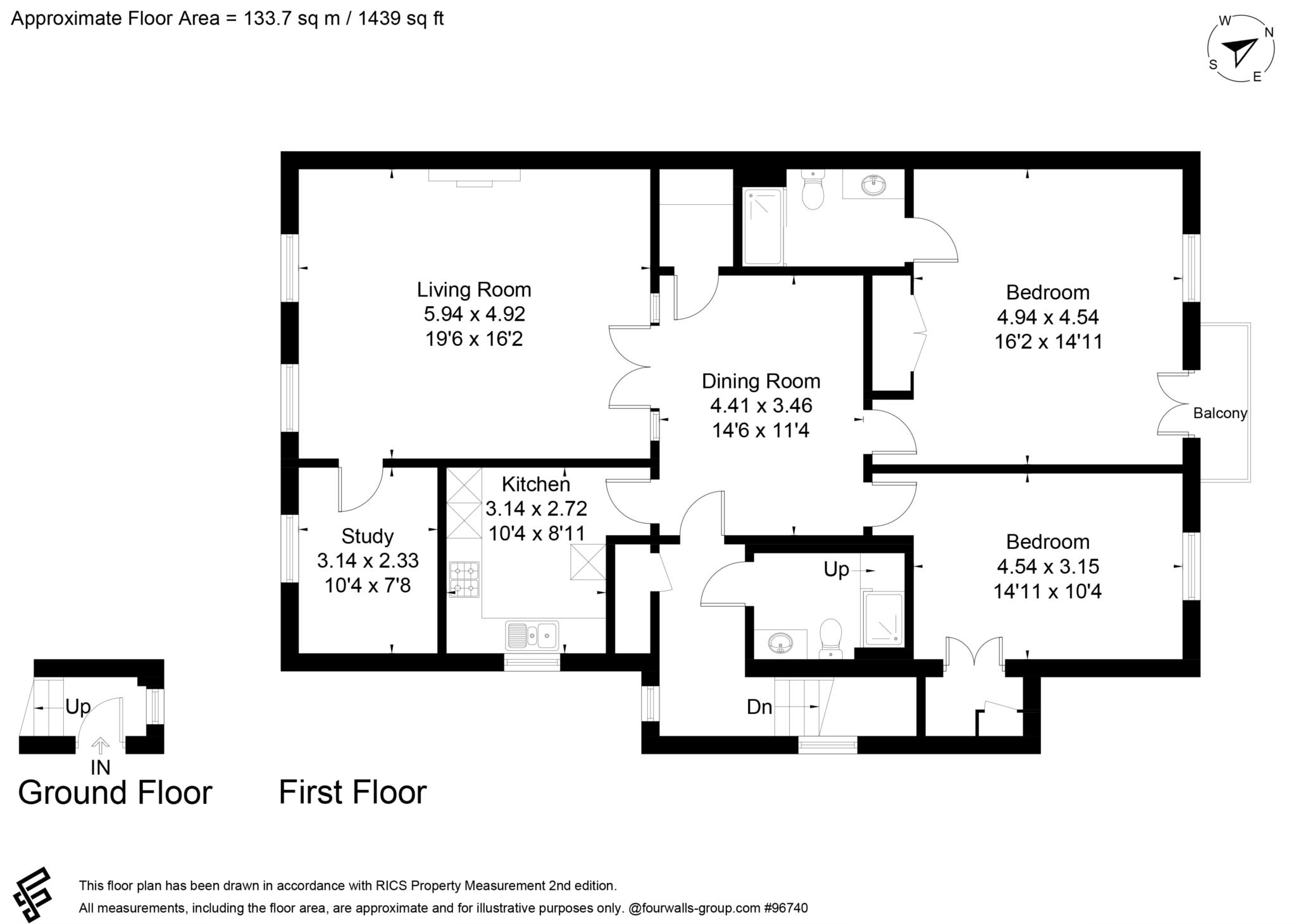 14 Wye House Gardens, Barn Street, Marlborough floorplan