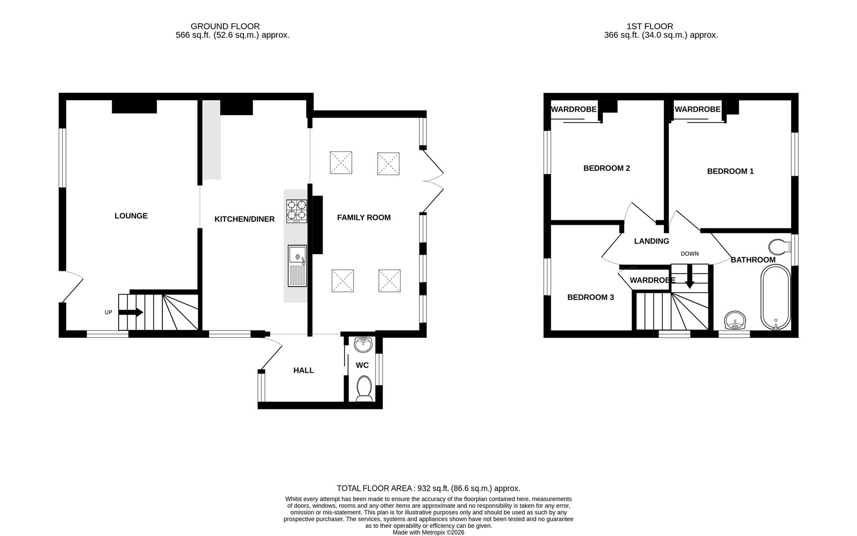 68, Kingsway, King's Lynn floorplan