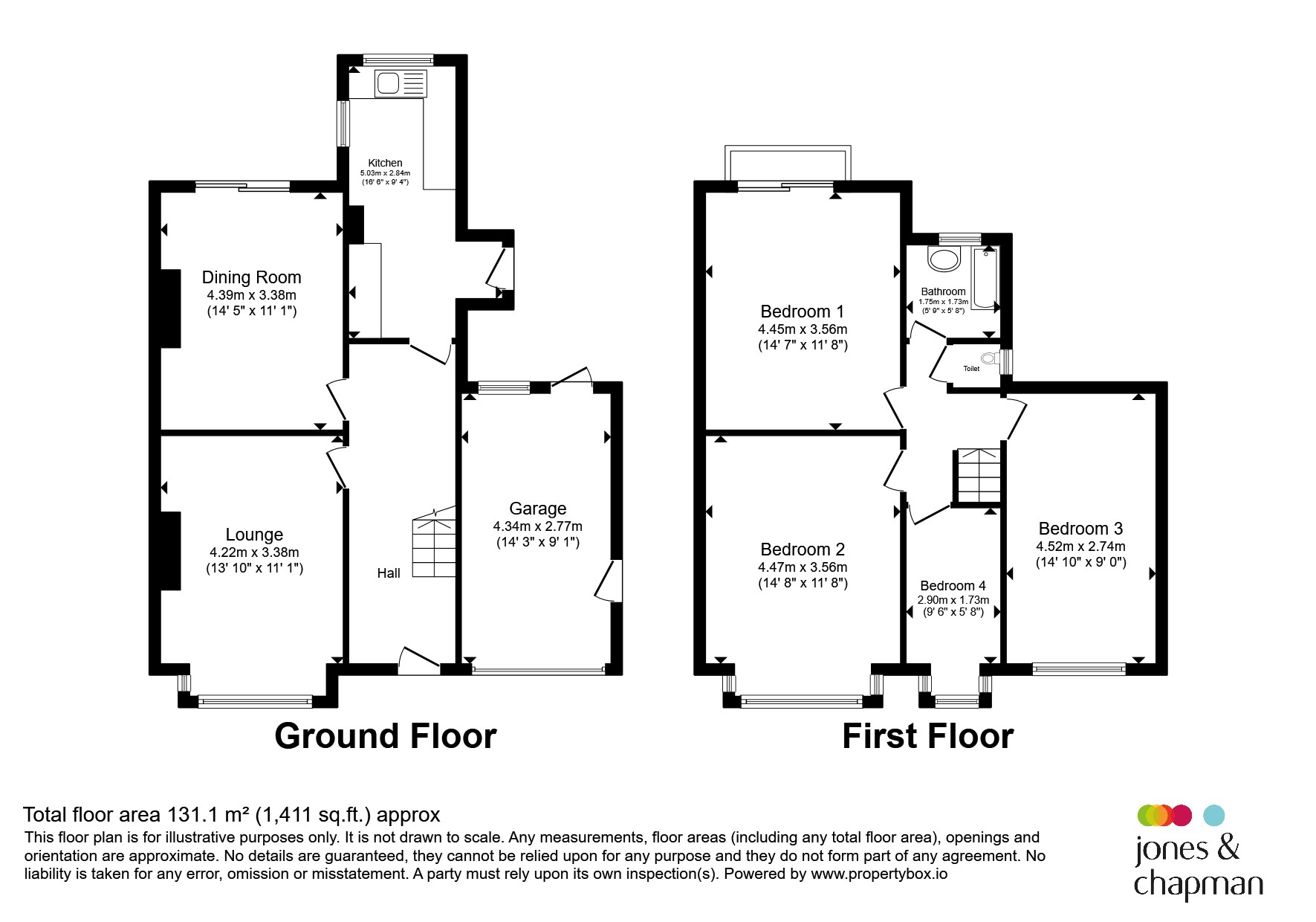 32, Hillcrest Drive, Wirral floorplan