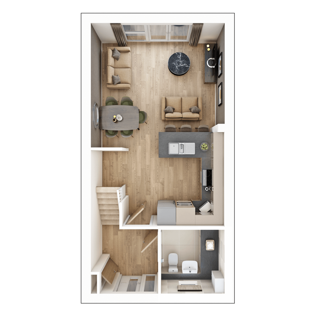The Harrton - Plot 20, Millstone Walk, Selby Road, Eggborough floorplan