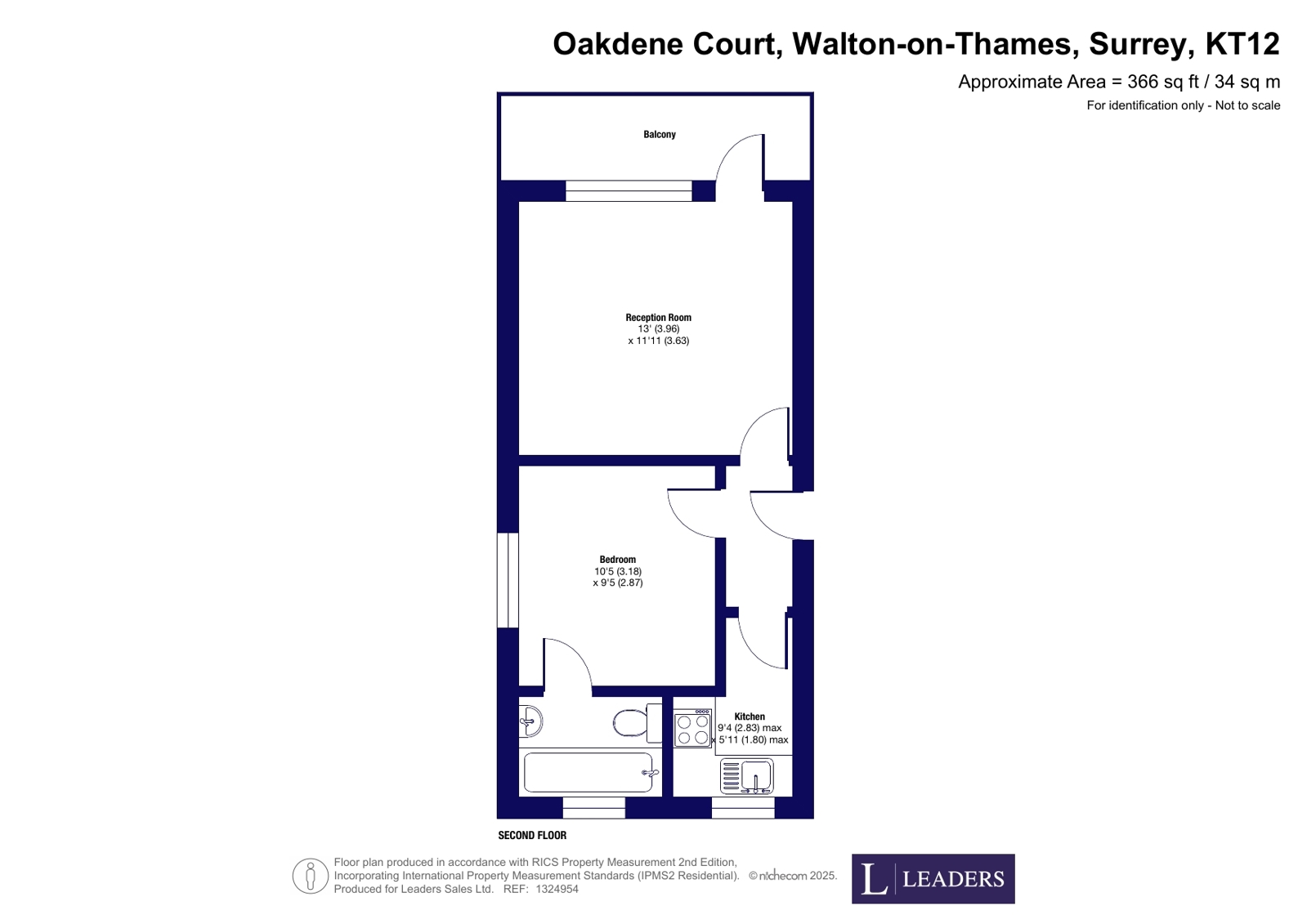 27, Oakdene Court, Surrey floorplan
