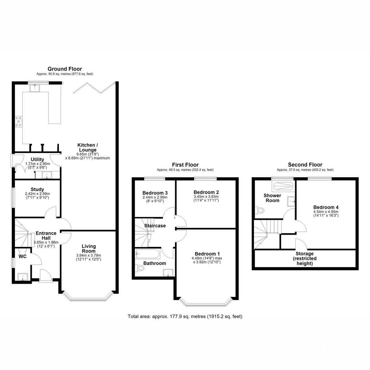 32, The Chesils, Coventry floorplan