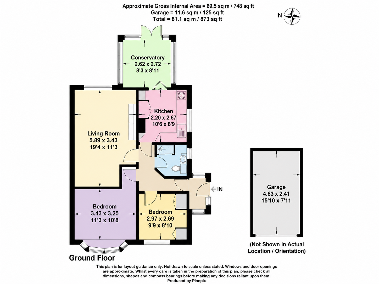 10, Village Way, Ashford floorplan