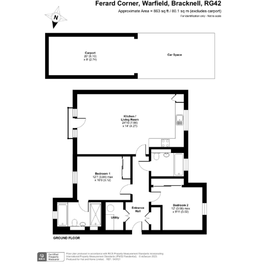 9, Ferard Corner, Bracknell floorplan