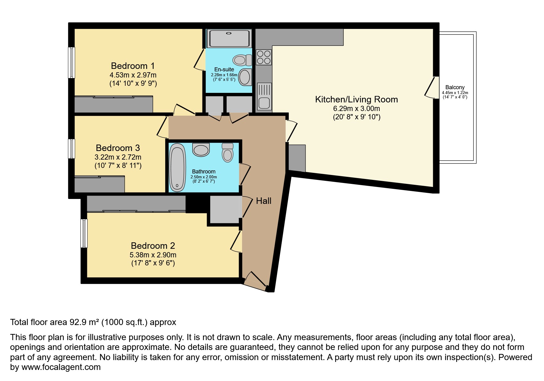 Flat 17/Gothenburg Court, Bailey Street, London floorplan