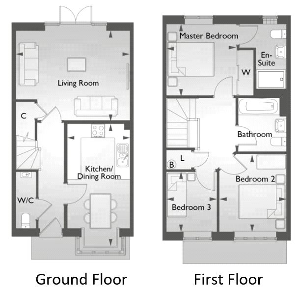 Clockbarn Gardens, Tannery Lane, Send GU23, 3 bedroom semidetached
