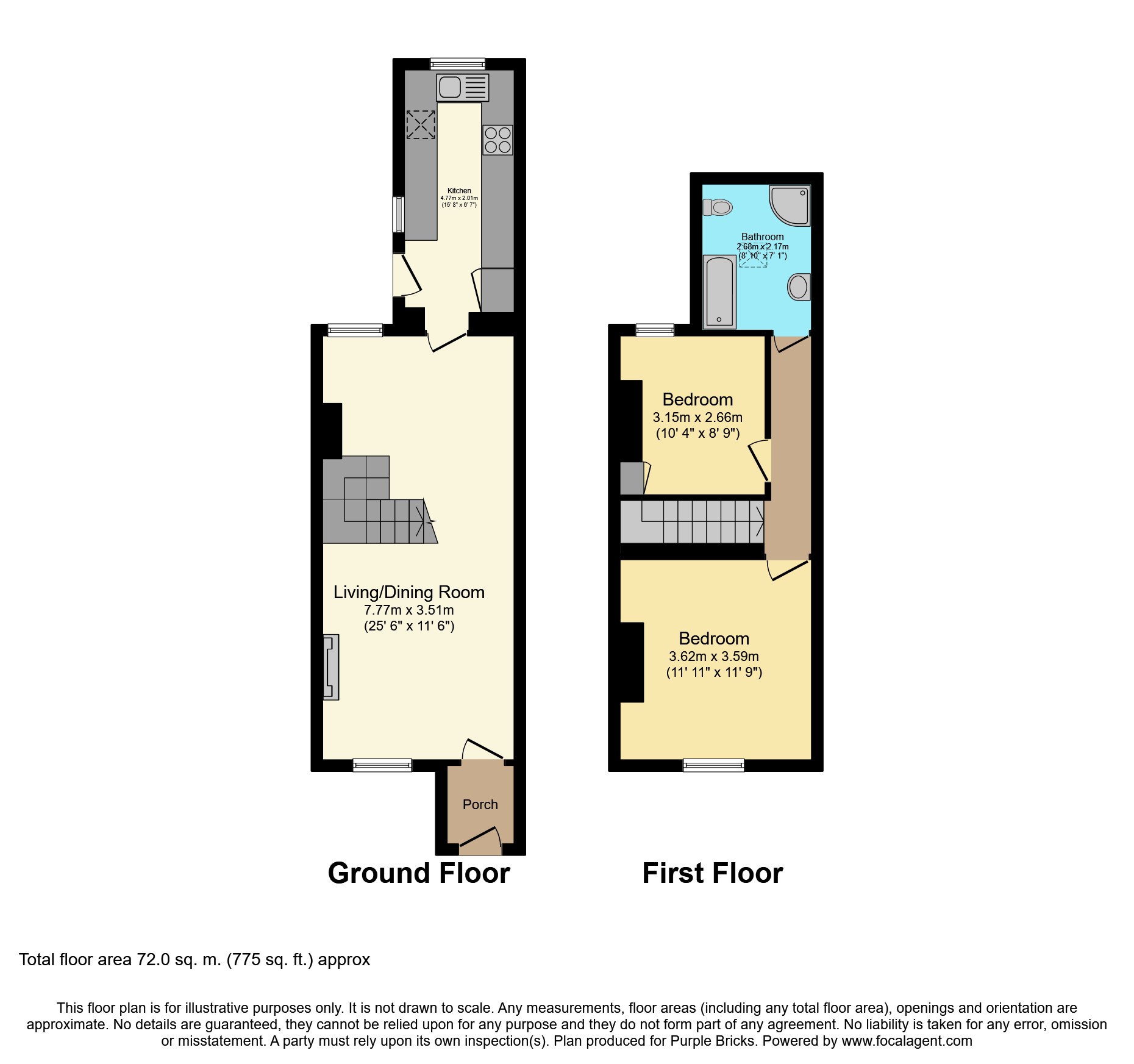 2 Bedrooms Terraced house for sale in Wharf Road, Broxbourne EN10