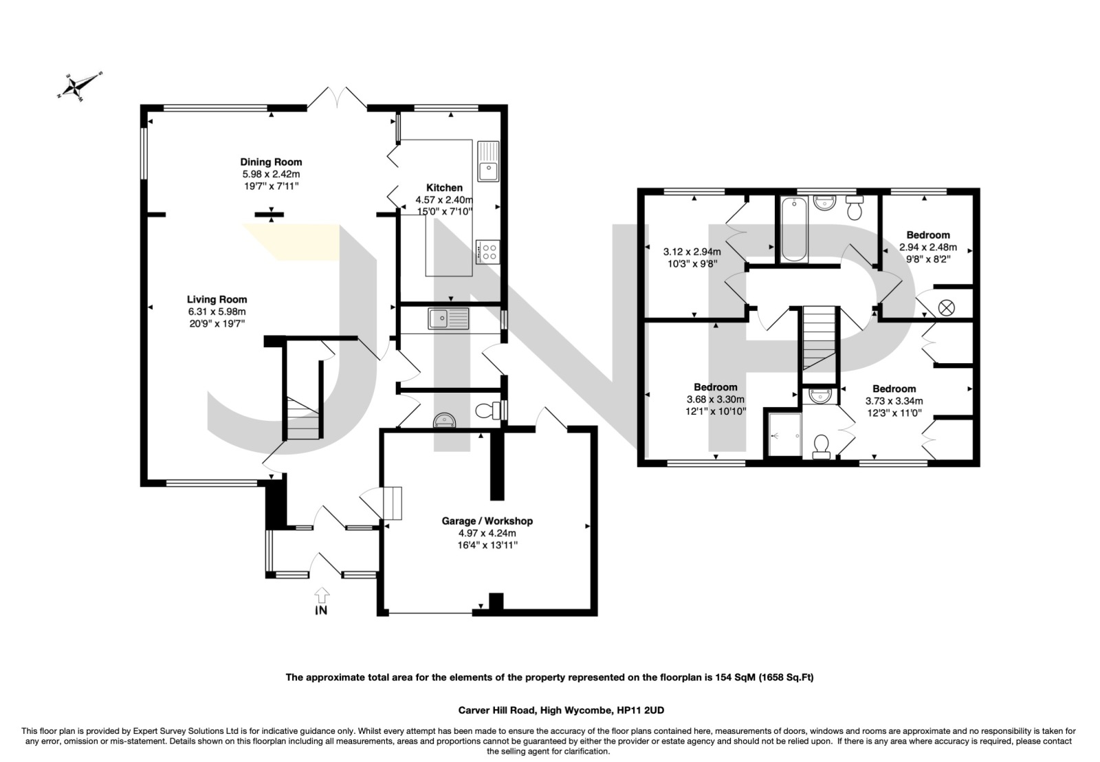 110, Carver Hill Road, Buckinghamshire floorplan