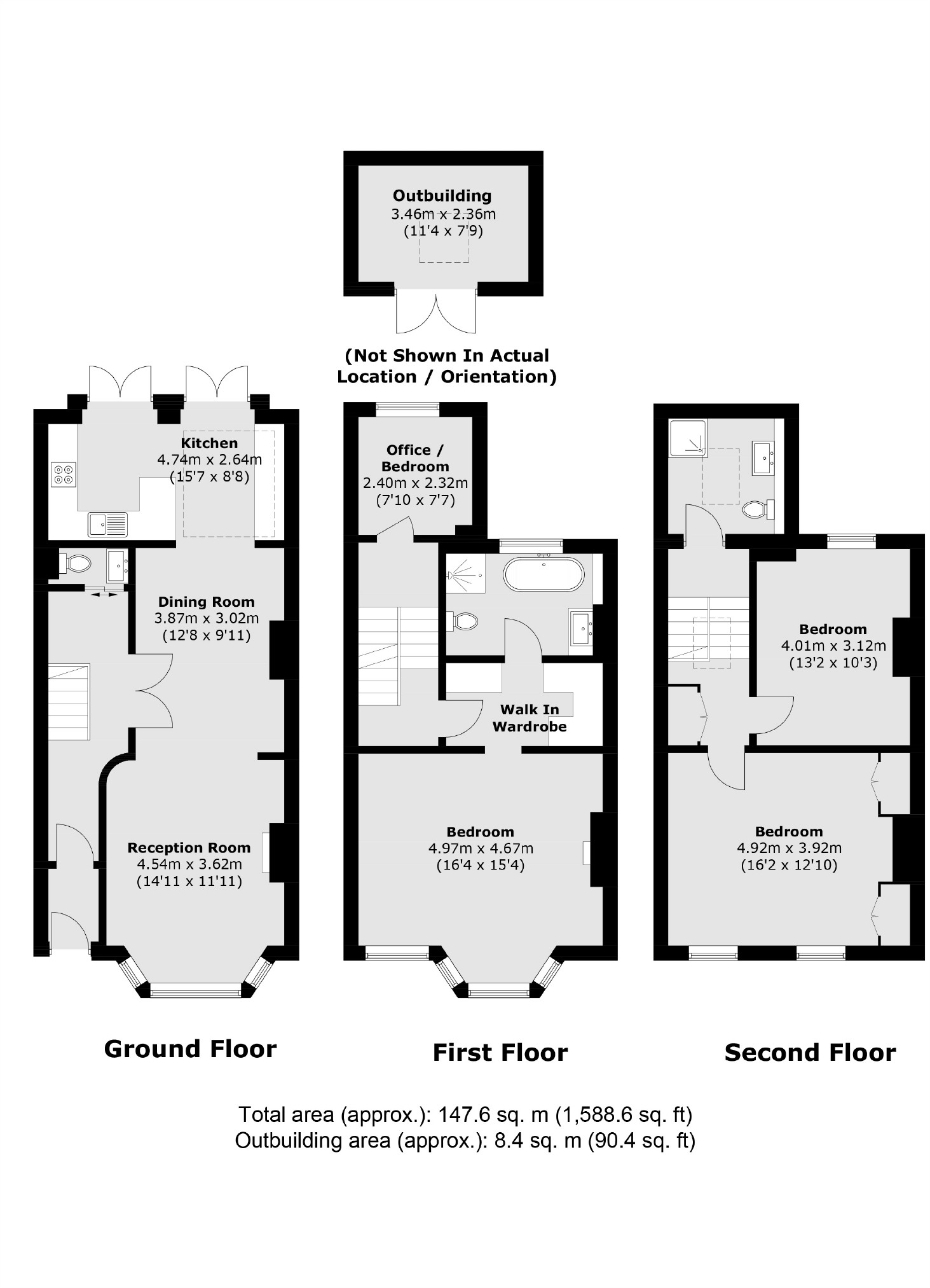 12, Anley Road, London floorplan